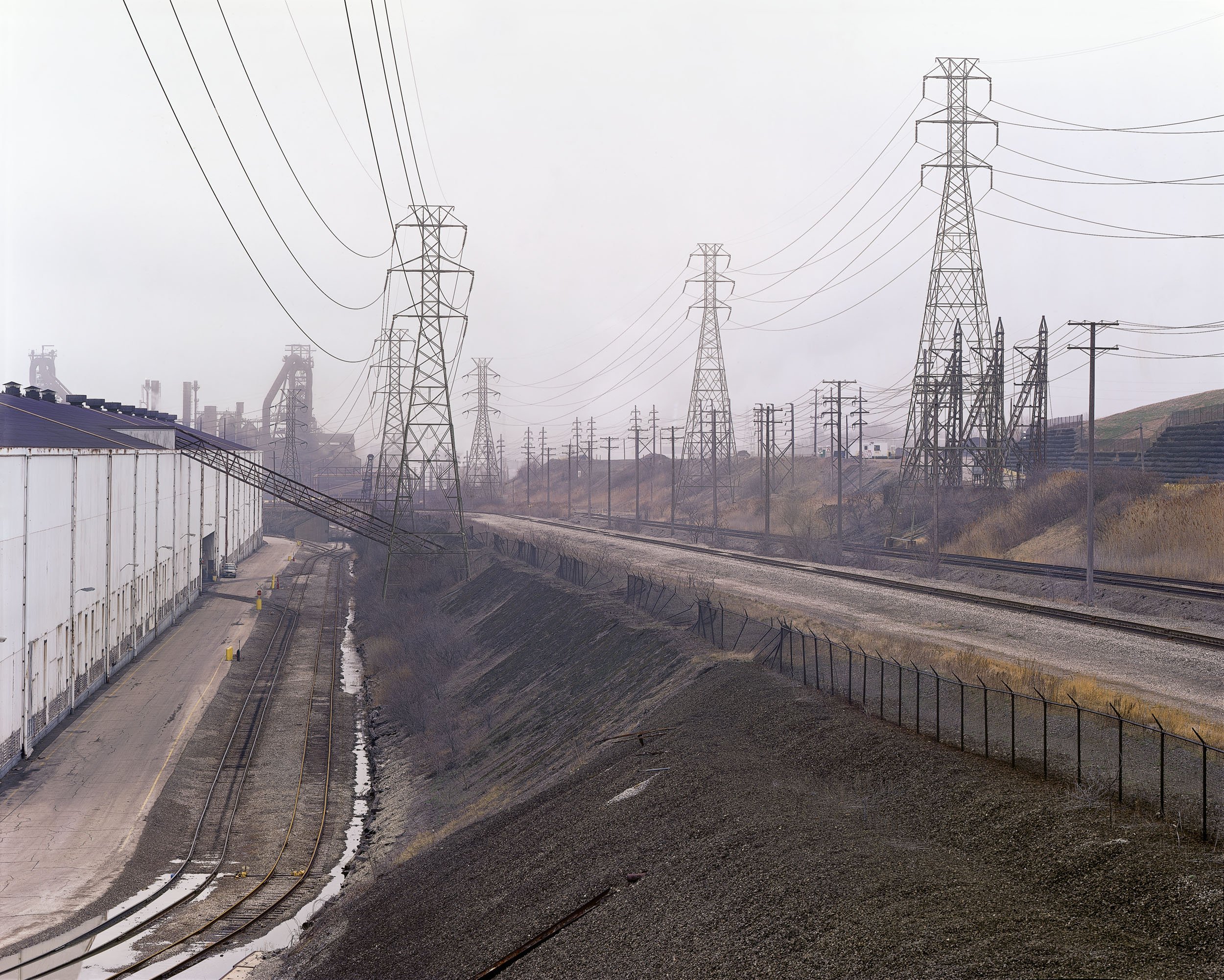 Steel Mill Landscape, Cleveland, Ohio