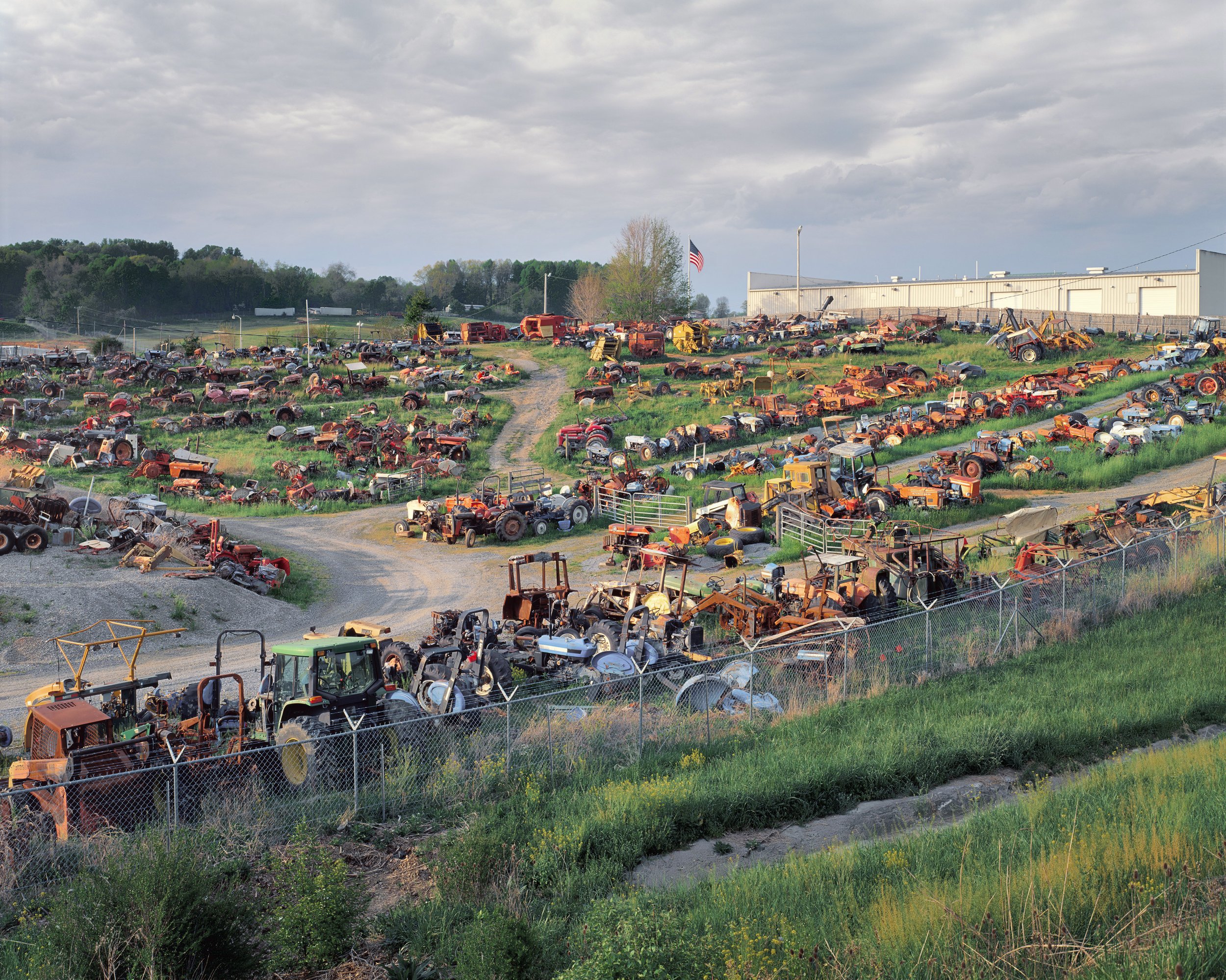 Field of Tractors, Greensboro, North Carolina
