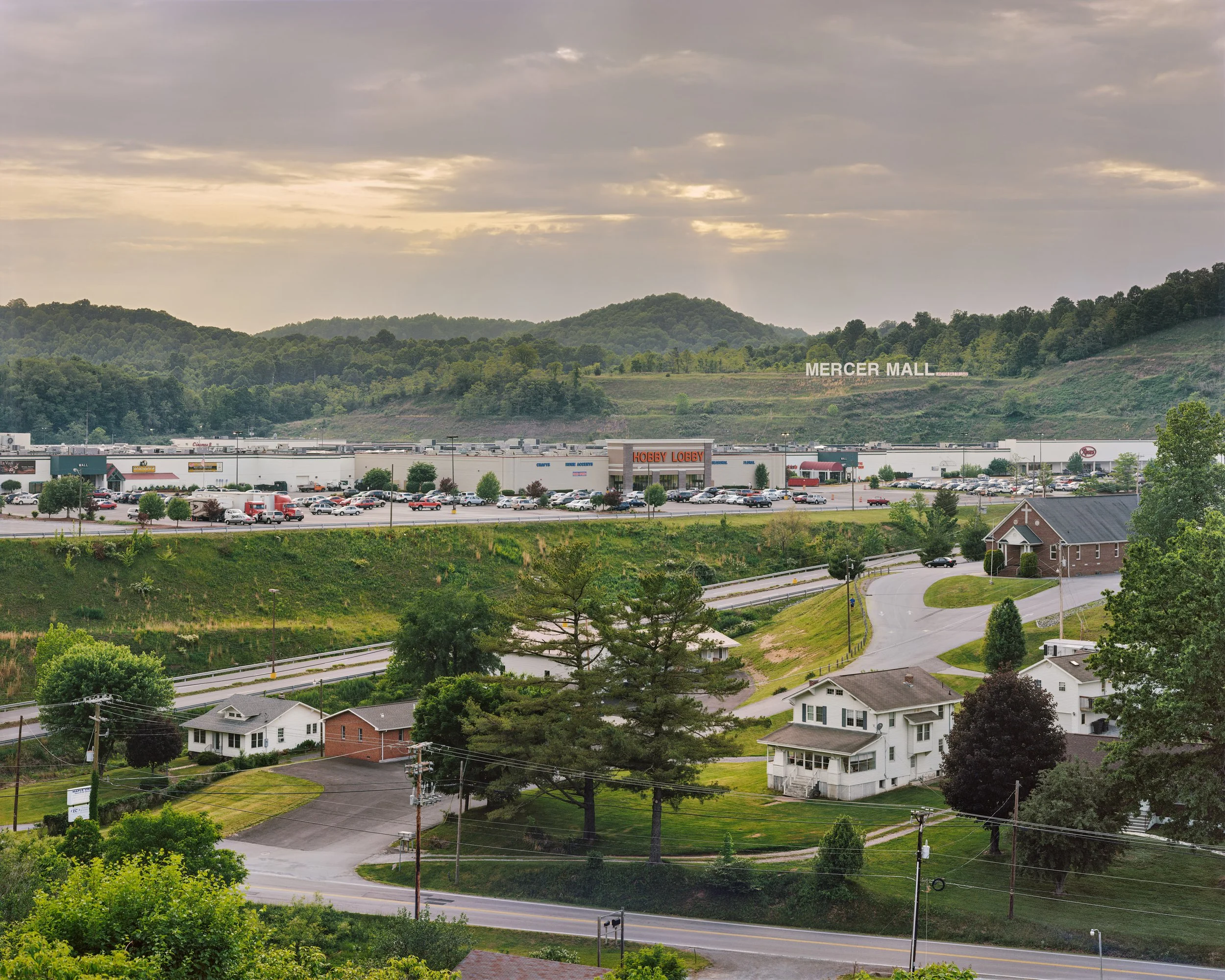 11, Mercer Mall and Church, Bluefield, West Virginia, John Sanderson.jpg