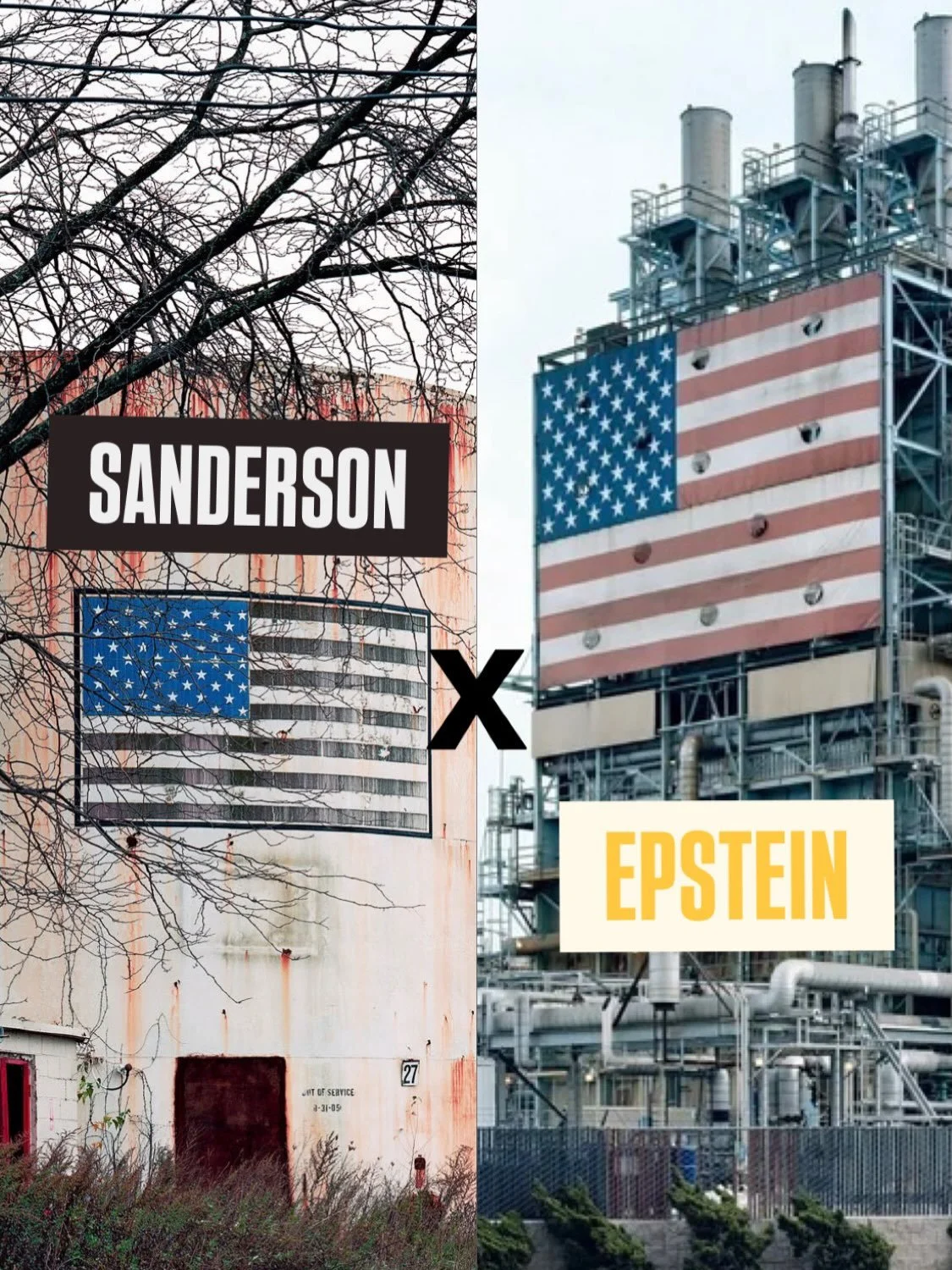 This week we drop the gauntlet on the representation of Old Glory in vernacular settings.  Introducing&hellip; John Sanderson, NEPERA CHEMICAL, Harriman, New York (2012) vs. Mitch Epstein, BP CARSON REFINERY, California (2007)