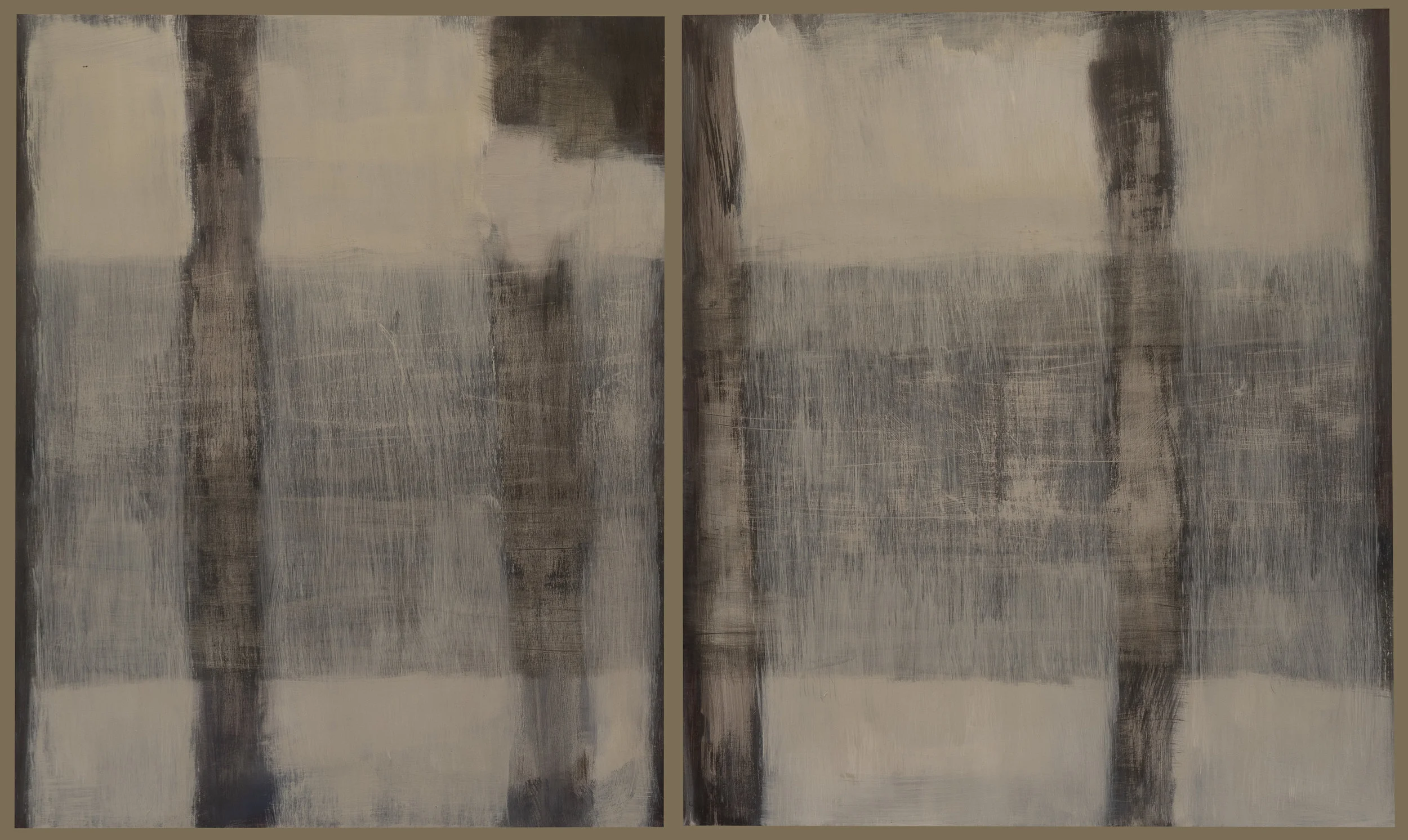Untitled 2018 30 x 50.5in oil on panel photo: Sasha Schell