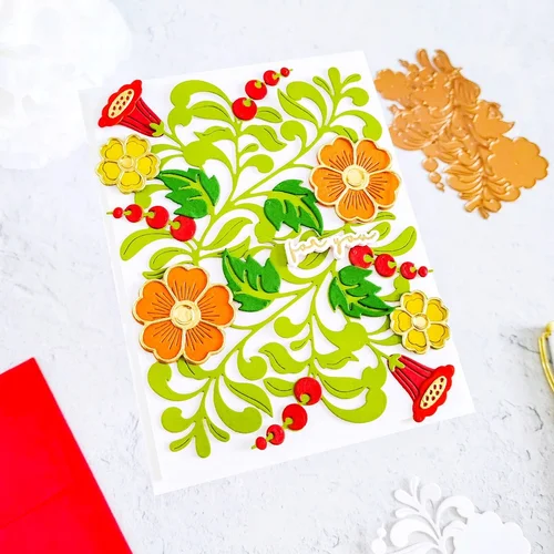 Dom Card Template Simple Design Spellbinders DOM NOV-2022┃Inspiration Card — CARDSANDCRAFTSBYYAZ