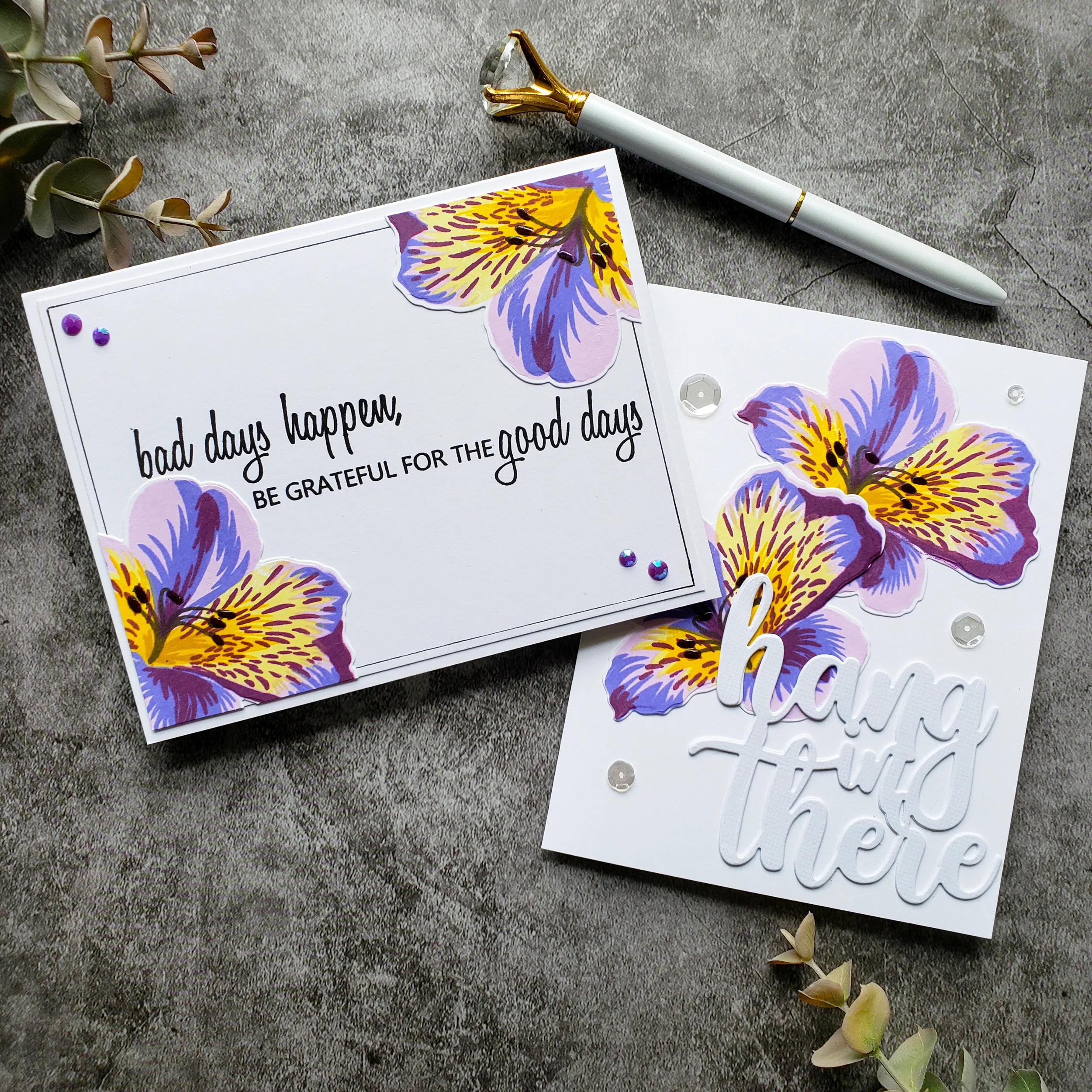 Encouragement Peruvian Lily Cards