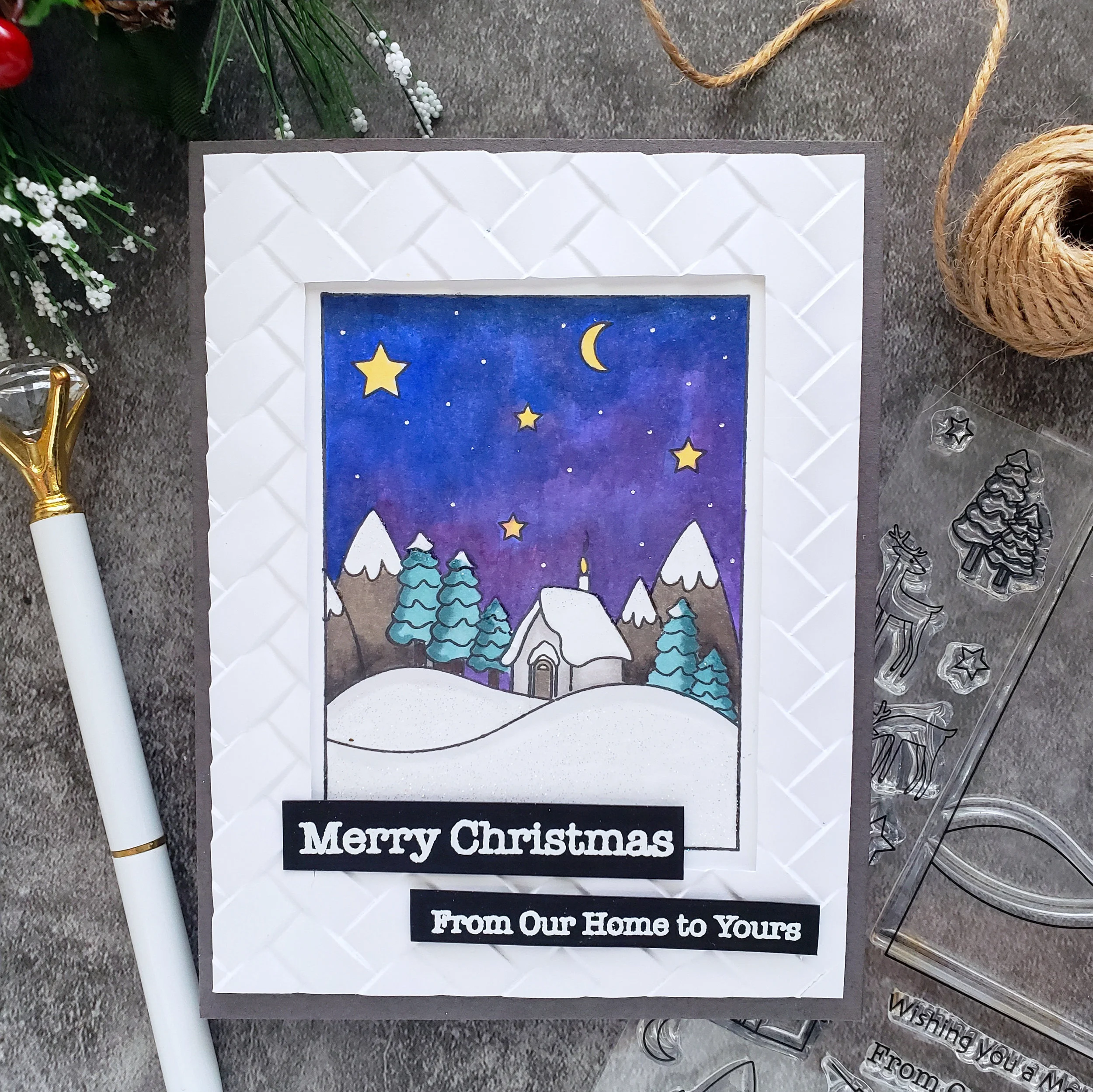 Winter Scene Cards