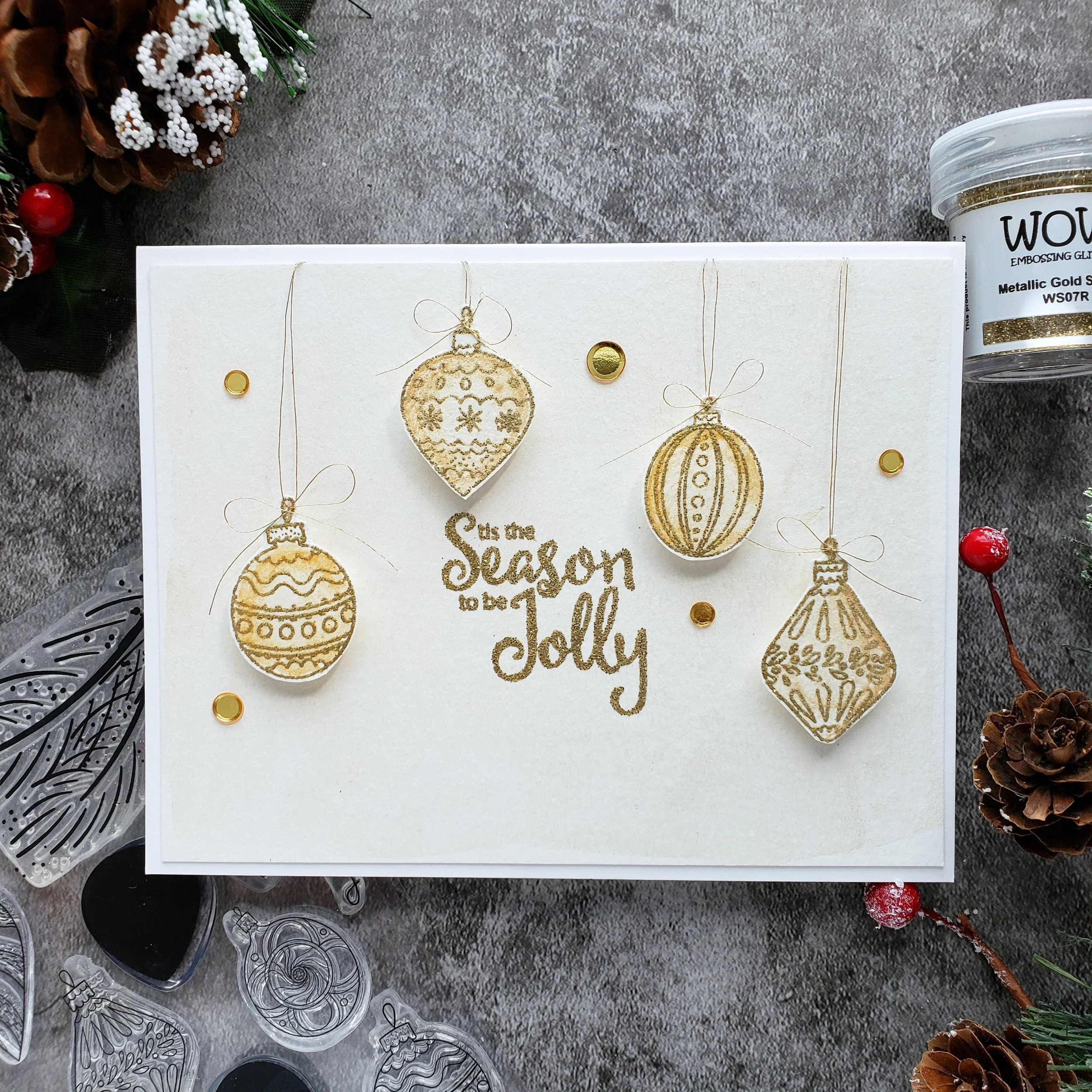 WOW Embossing Powder &amp; Pink and Main Collaboration Blog Hop