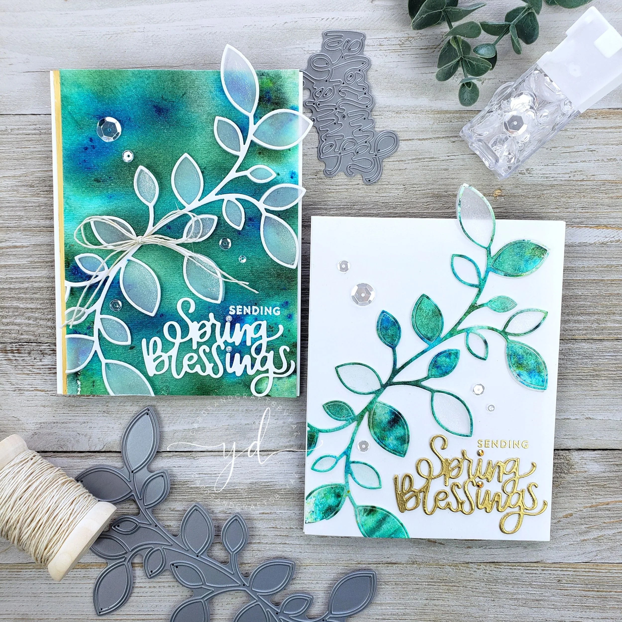Spring Blessing Greeting Cards — CARDSANDCRAFTSBYYAZ
