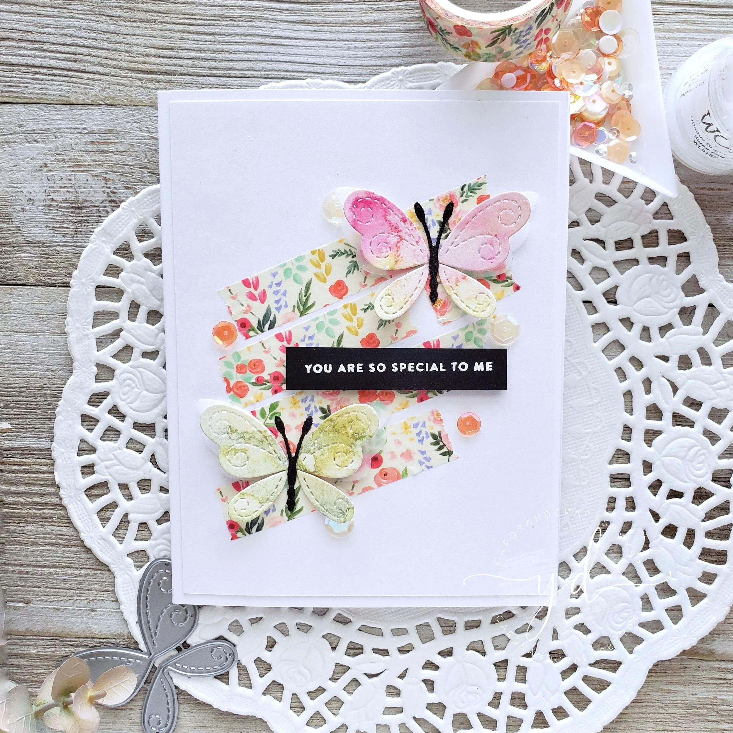 Butterfly Greeting Cards — CARDSANDCRAFTSBYYAZ