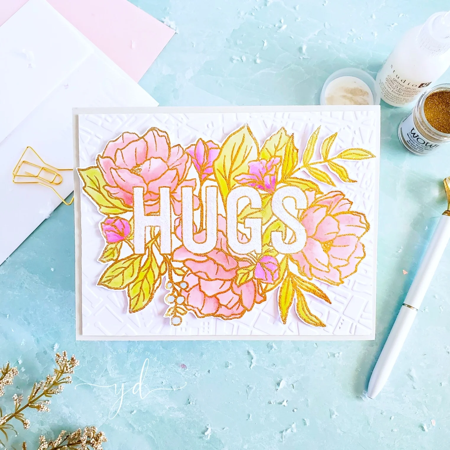 Hugs Greetings Card
