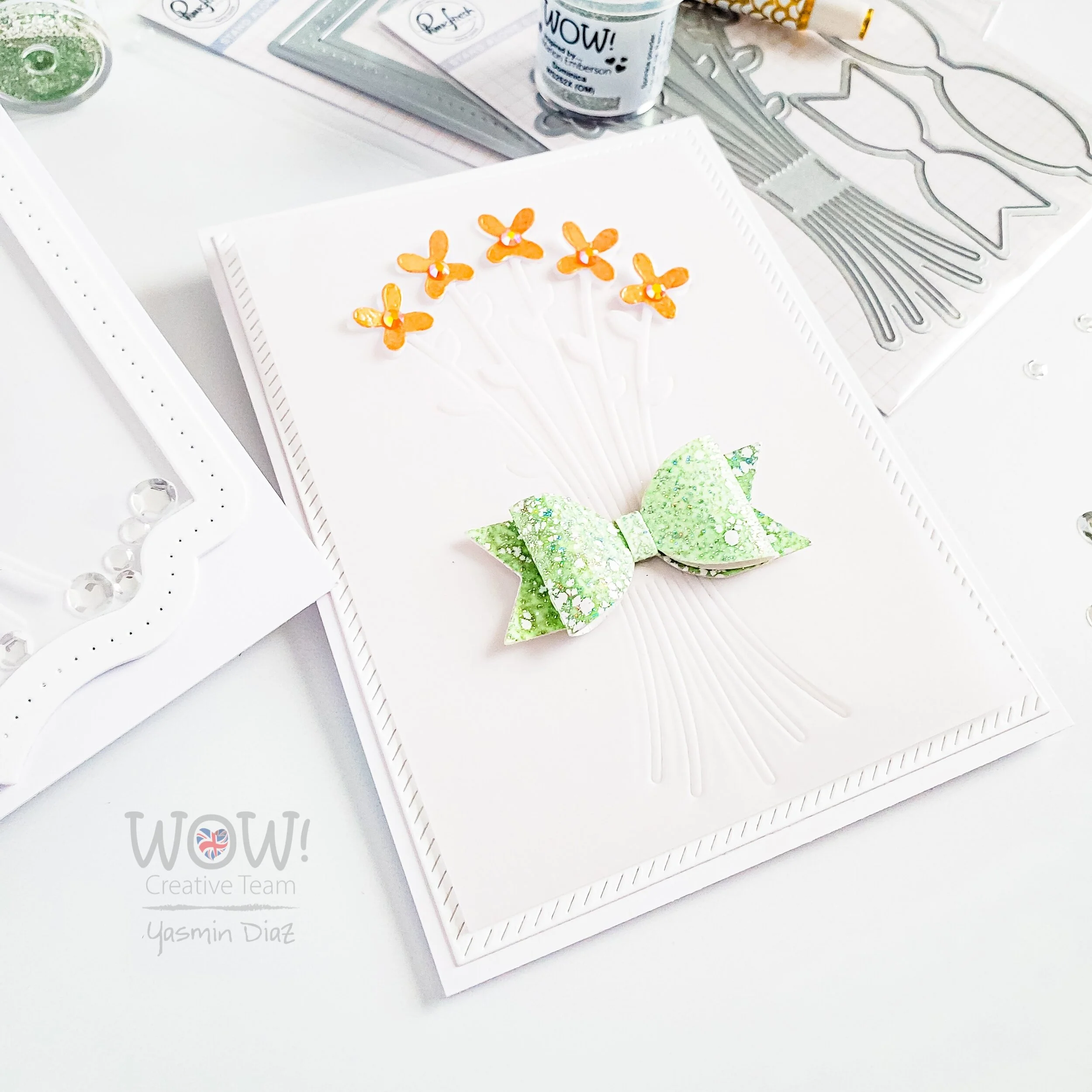 WOW! EP-FEB20 Glitter/Glintz Challenge, Thank you Cards ...