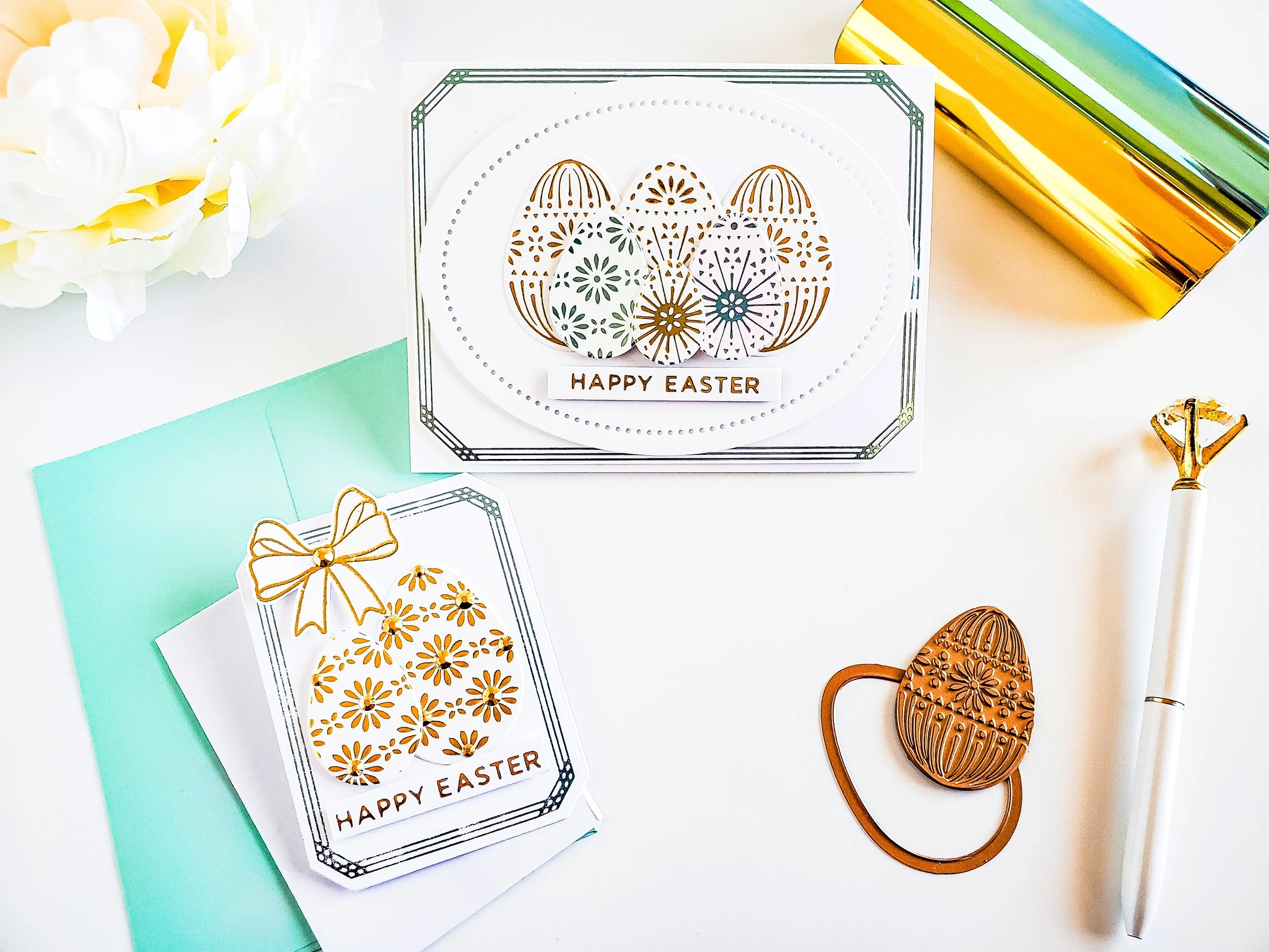 Spellbinders March20 Glimmer Hot Foil Kit ∣ Inspiration Cards