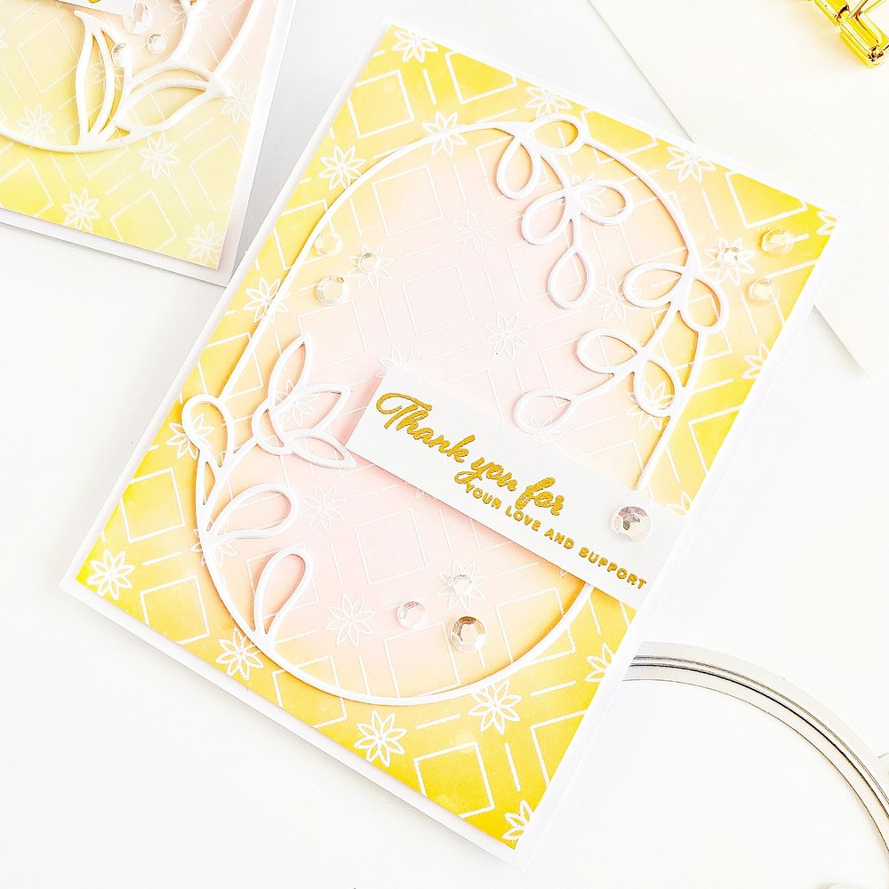 Botanical Frame Greeting Cards — CARDSANDCRAFTSBYYAZ