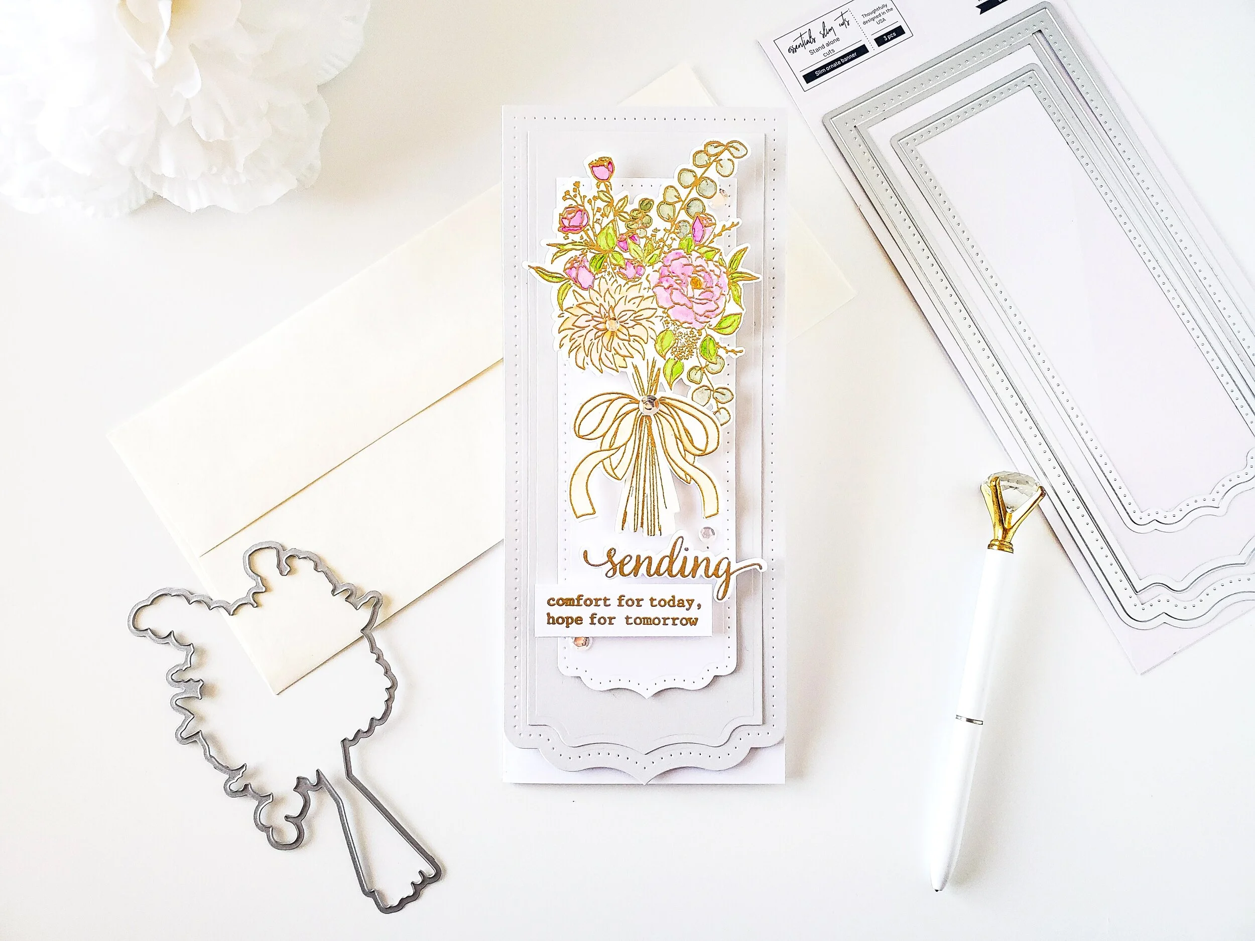 PFS Slim Ornate Banner┃Inspiration Card