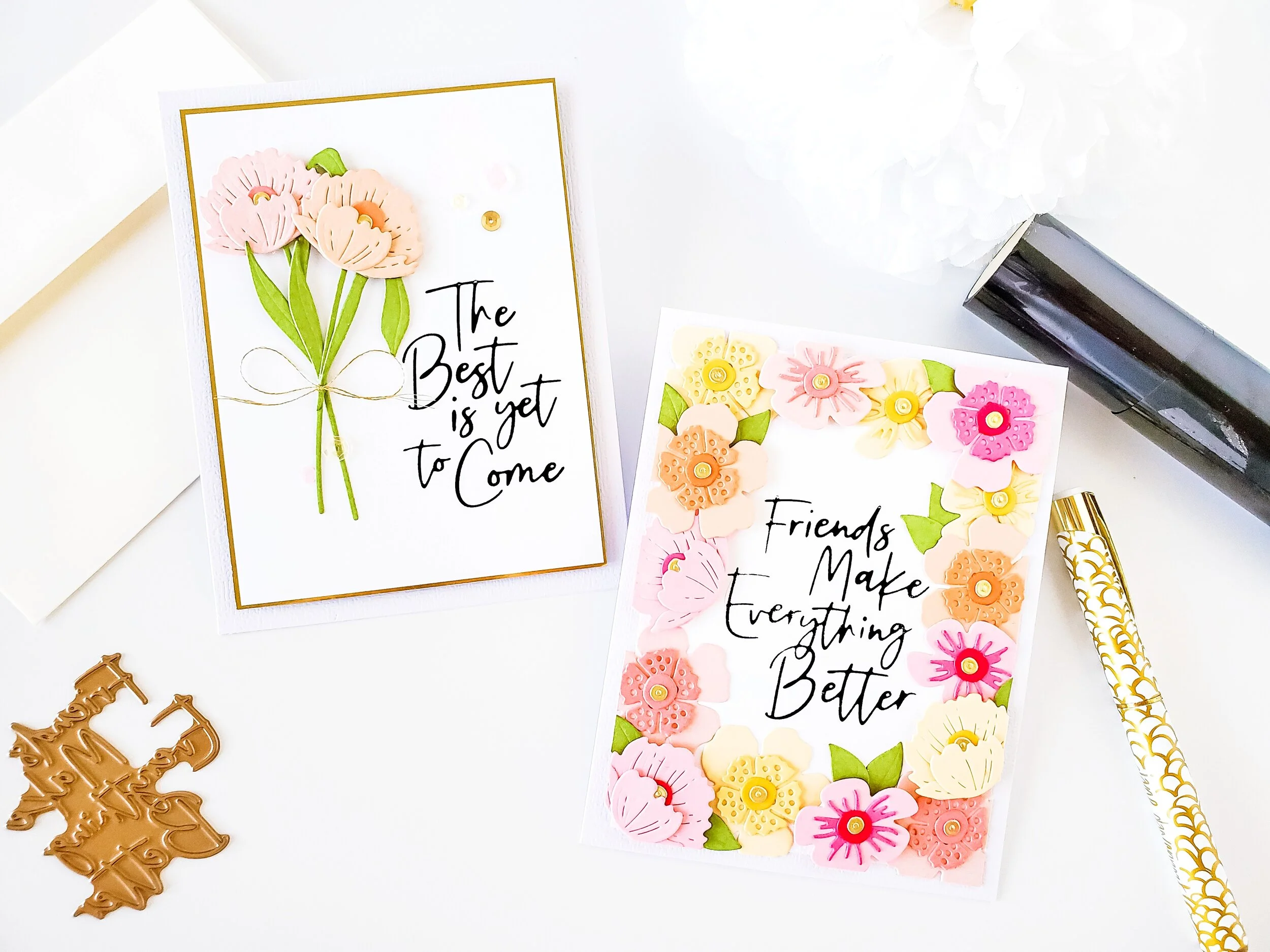Spellbinders GOM JUNE-2020┃Let Your Sentiments Shine Inspiration Cards