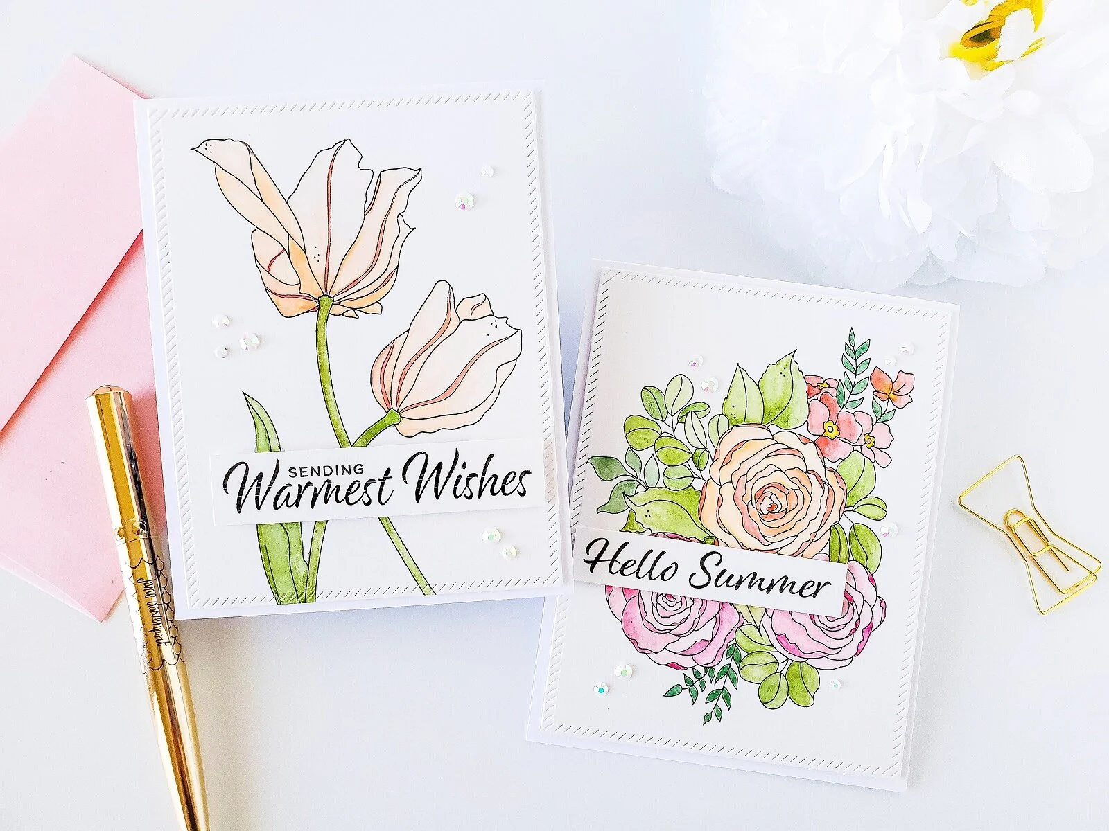 Summer Floral┃Inspiration Cards