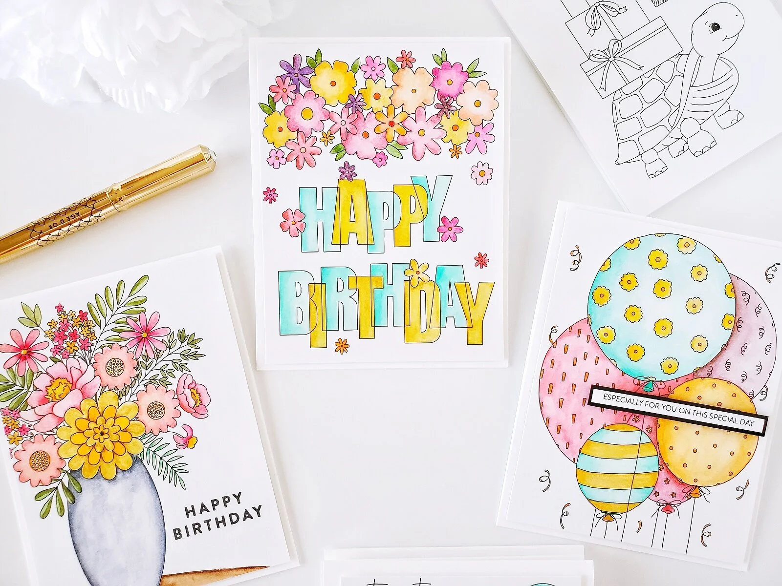 SSS Let’s Connect Release┃Watercolor Cards