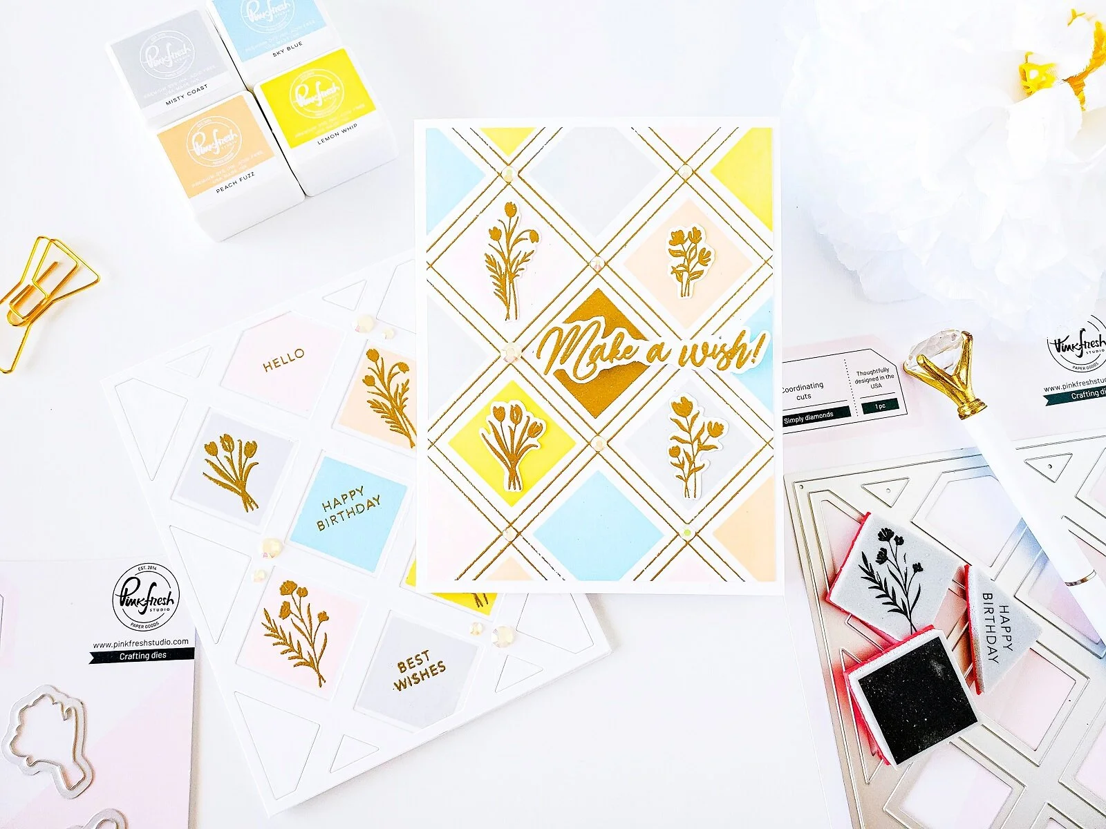 POP OUT Diamonds┃Birthday Inspiration Cards