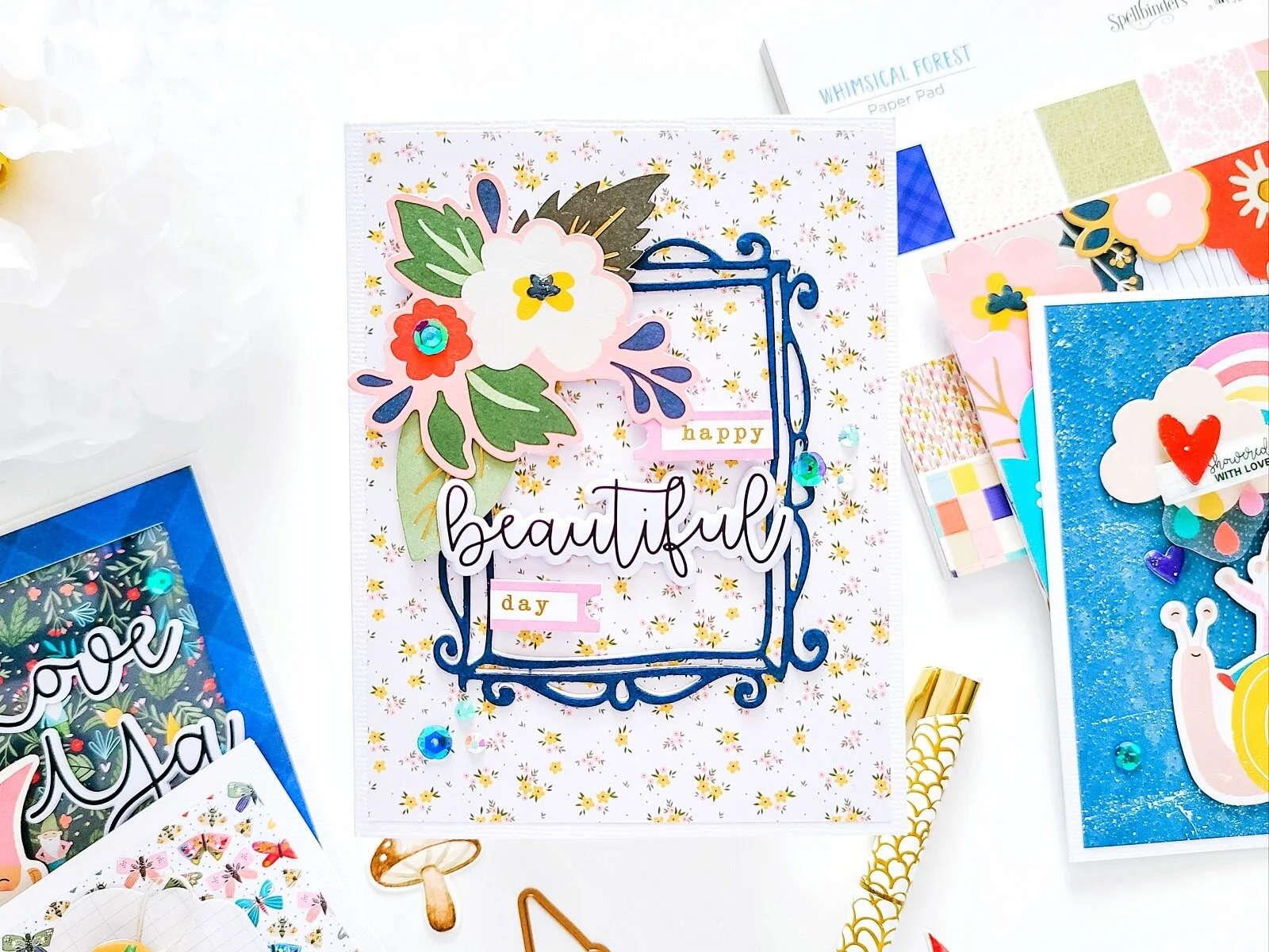 Spellbinders September-2020 Card Kit of the Month┃Inspiration Cards