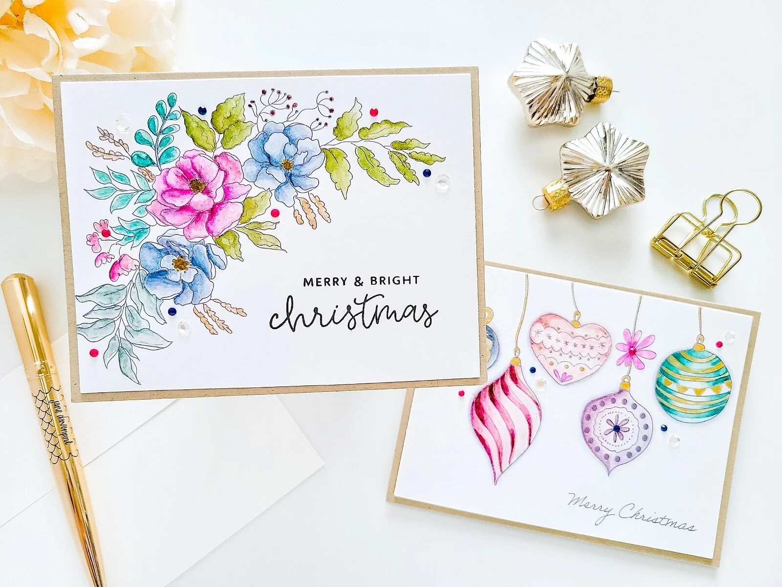 Alex Syberia Designs September-Digi Stamp Release┃Christmas Inspiration Cards