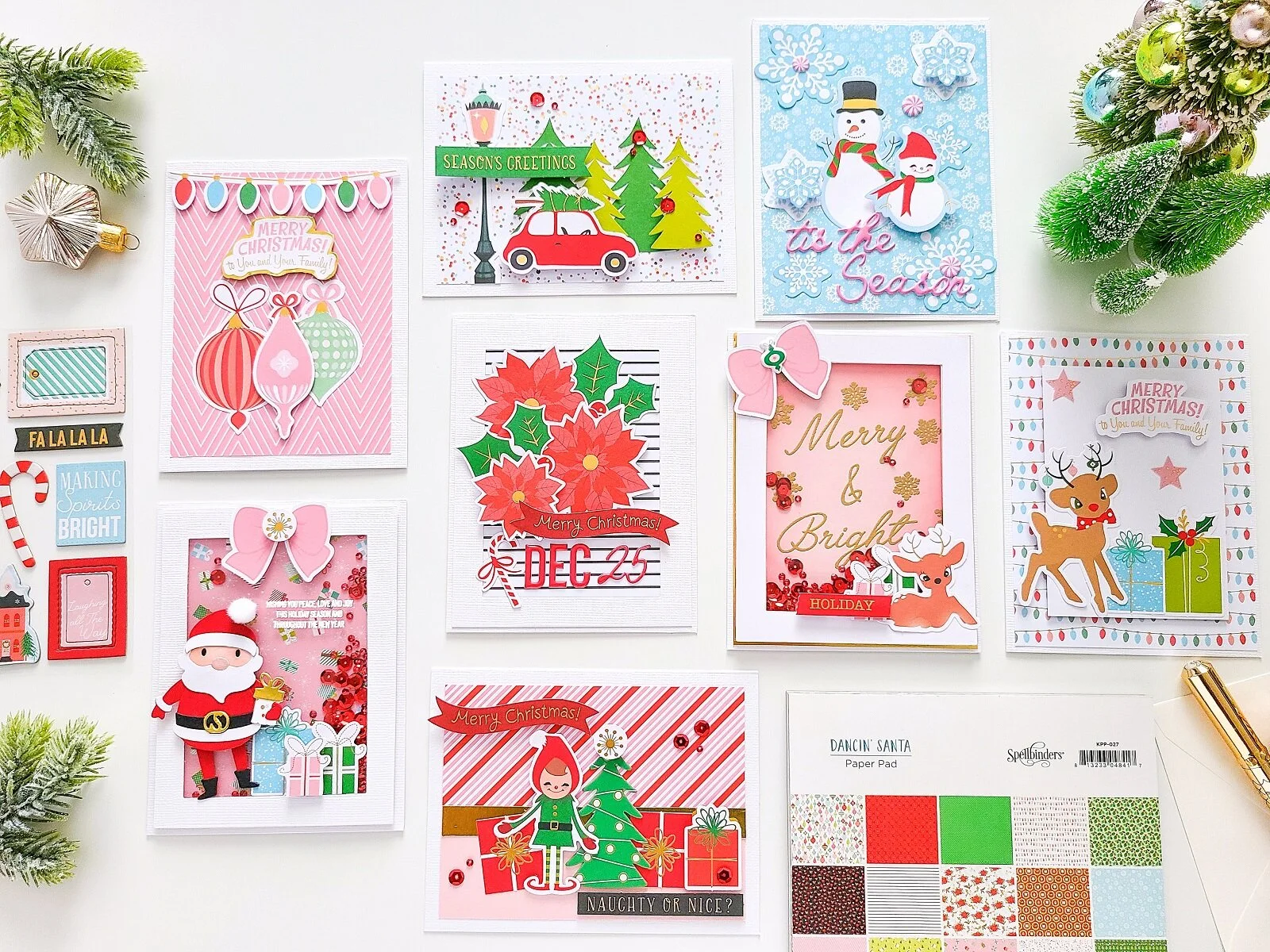 Spellbinders OCT-2020 Card Kit of the Month┃Inspiration Cards