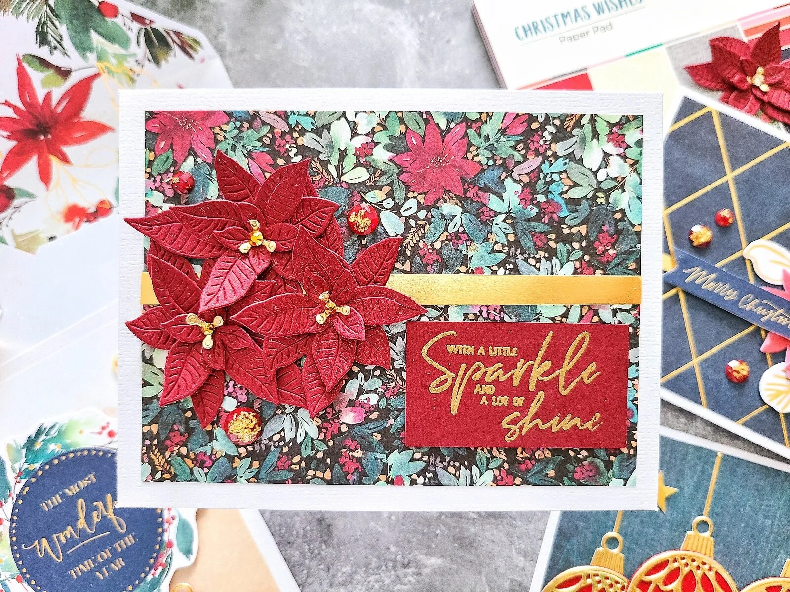 Spellbinders Re-release NOV-2019 Card Kit of the Month┃Inspiration Cards