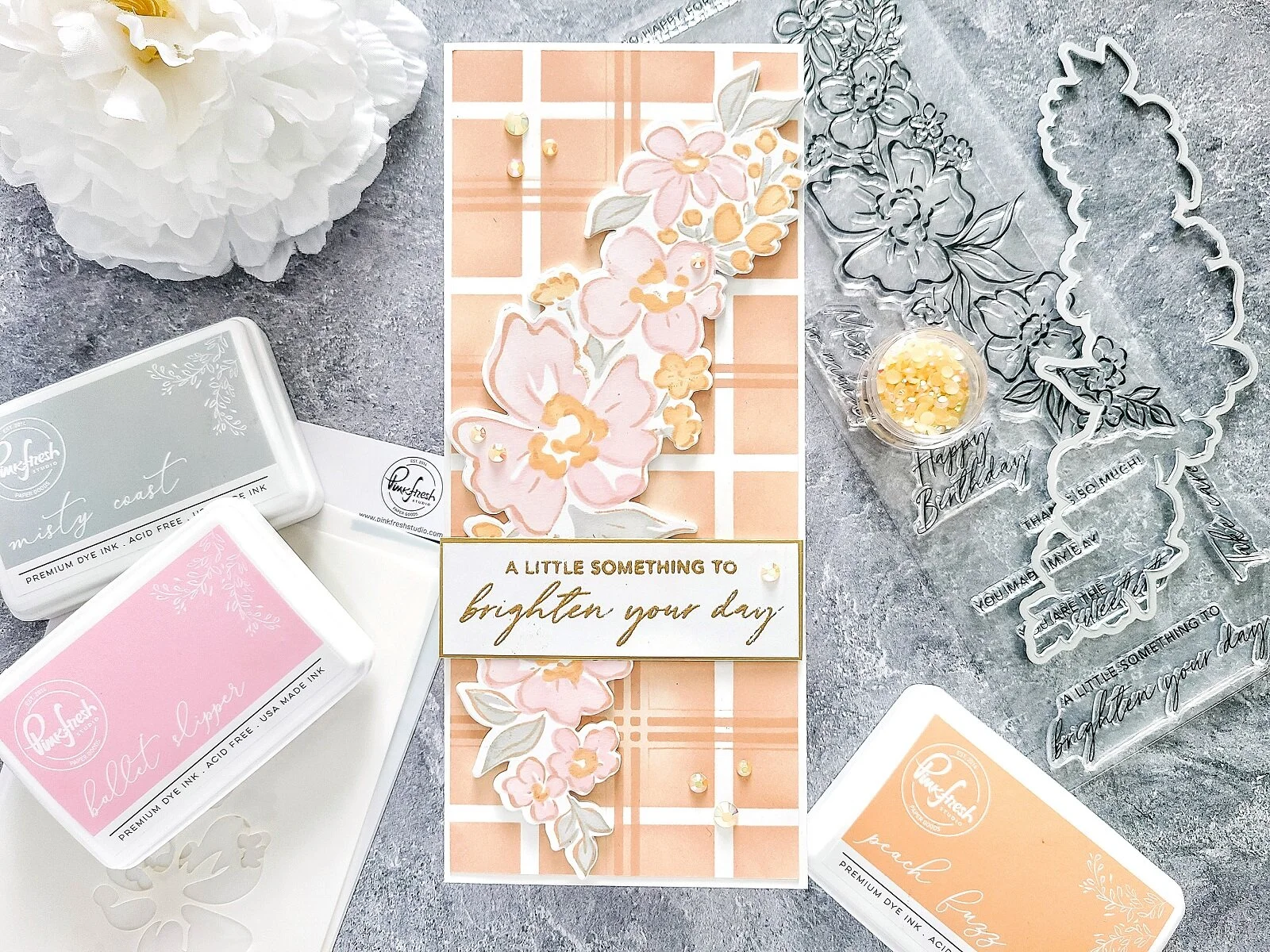 Floral Notes┃Slimline Inspiration Card