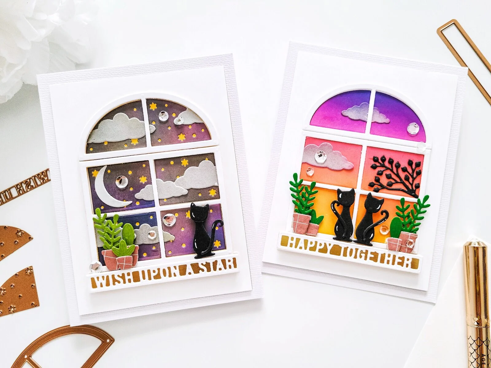 Spellbinders DOM-DEC2020┃Daydreaming Inspiration Cards