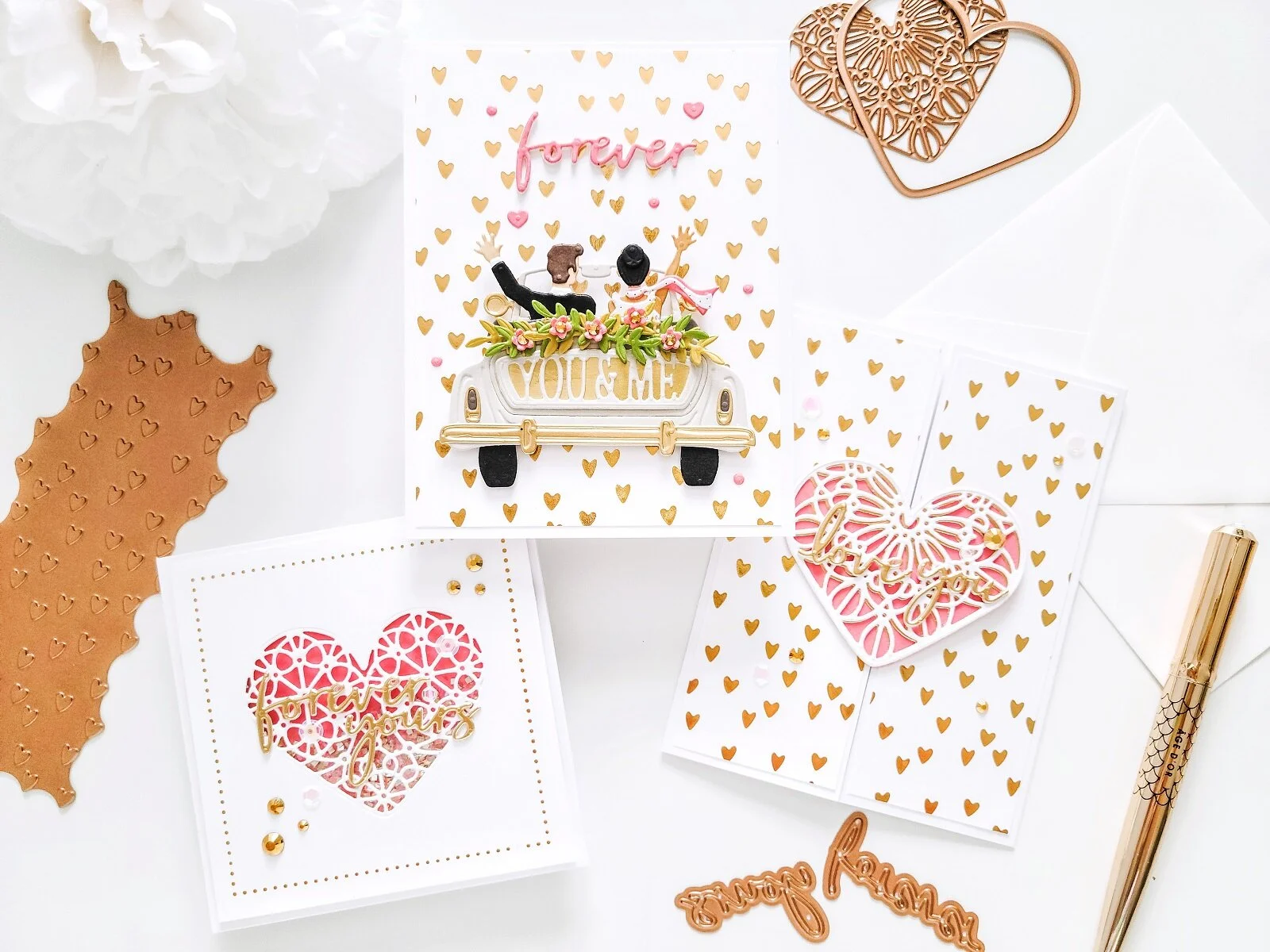 Spellbinders Expression of Love Collection┃Inspiration Cards