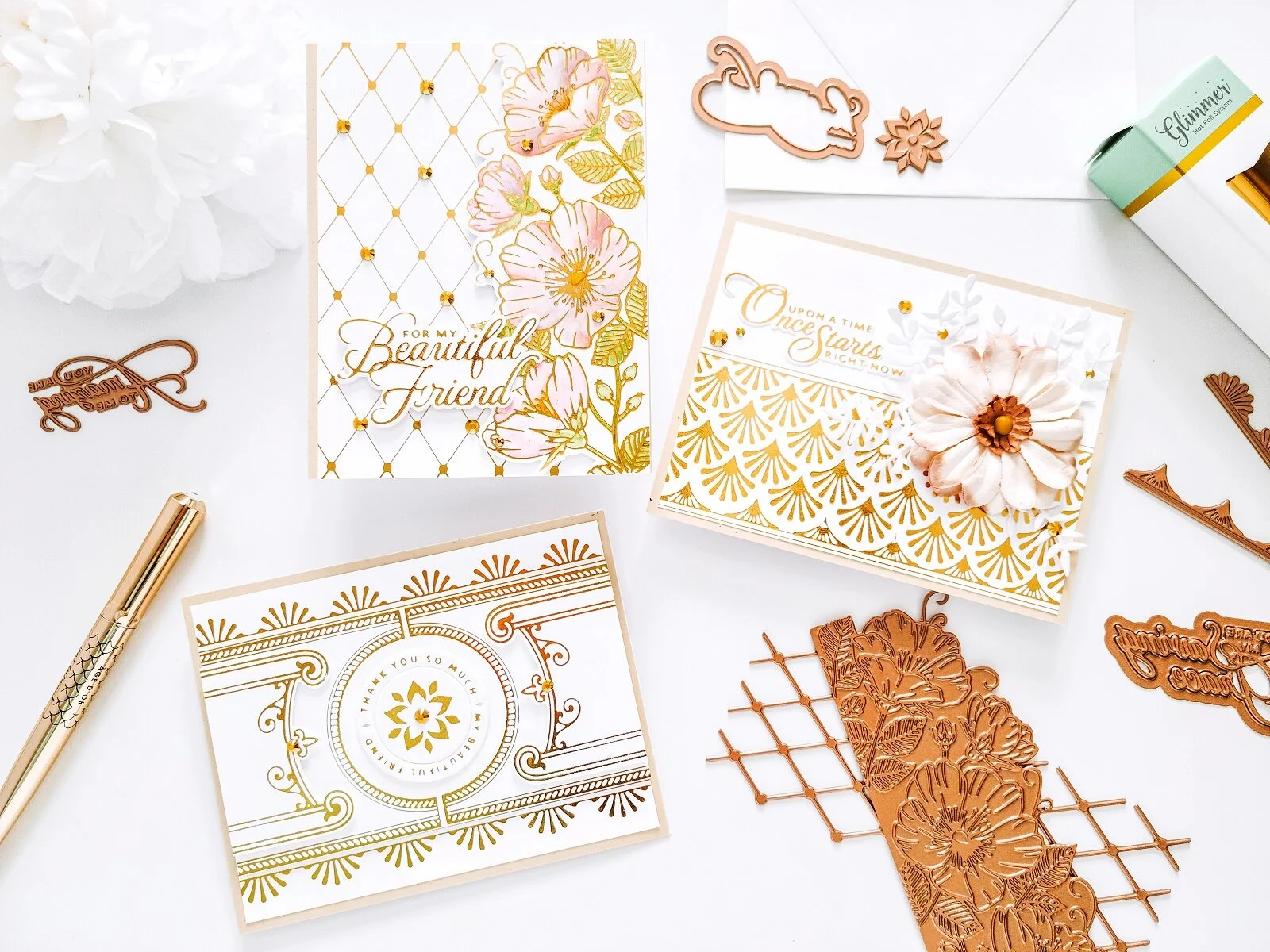 Spellbinders Delicate Impressions Collection by Becca Feeken┃Inspiration Cards