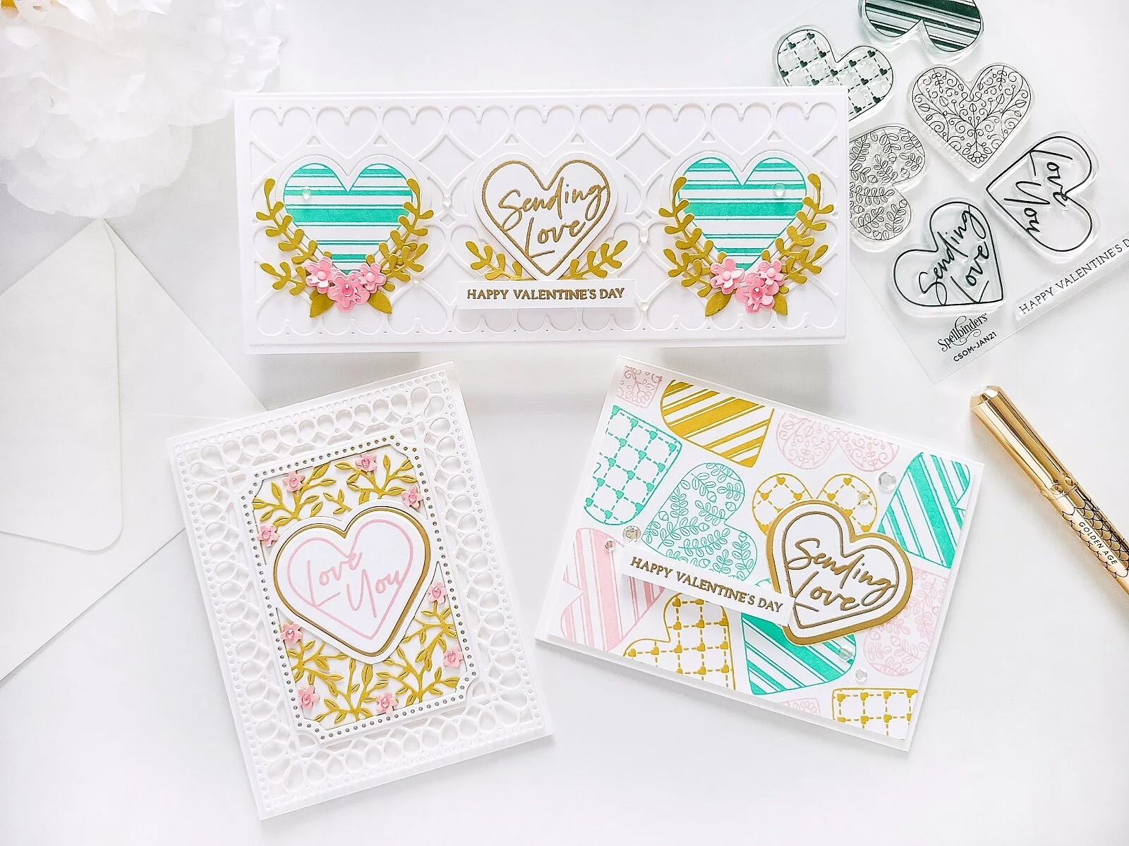 Spellbinders JAN-2021 CSOM ┃Inspiration Cards