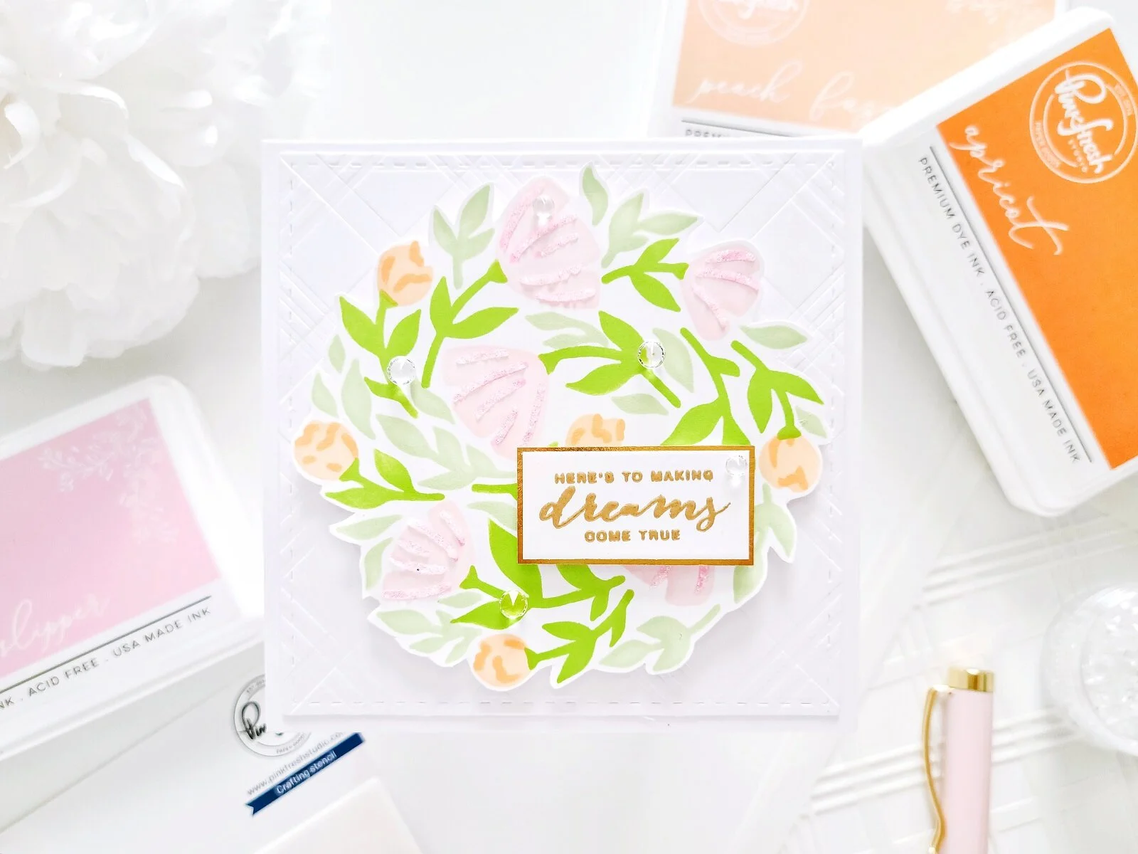 Floral Print Circle┃Inspiration Card