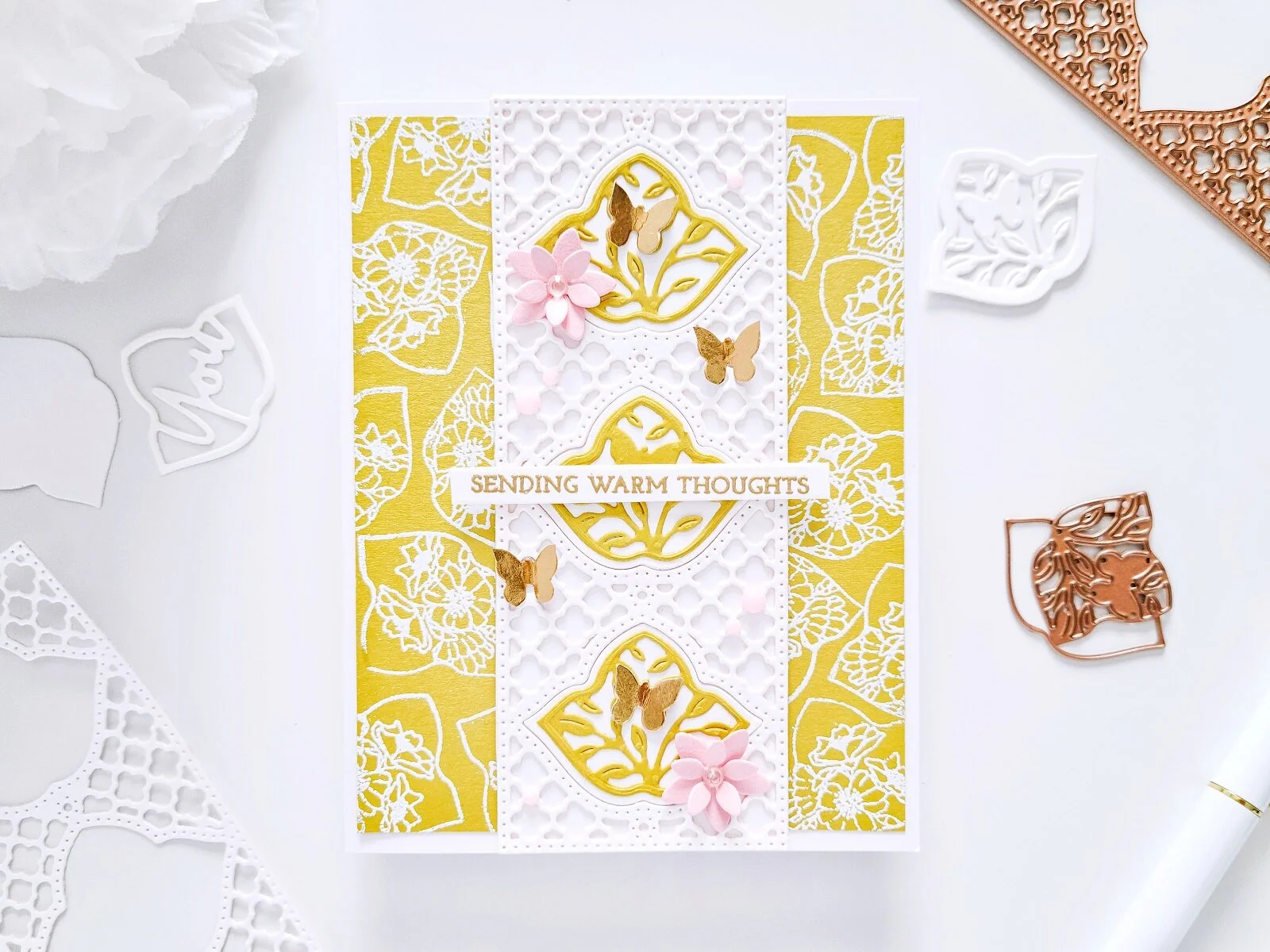 Spellbinders FEB-2021 DOM┃Inspiration Card