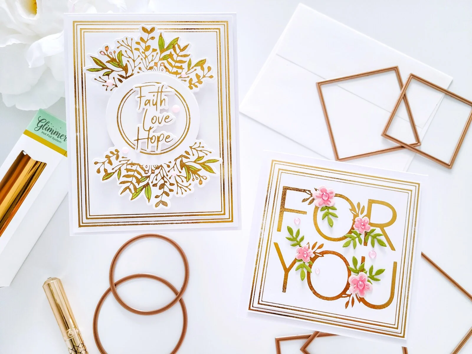 Spellbinders Glimmer Essentials Collection┃Inspiration Cards