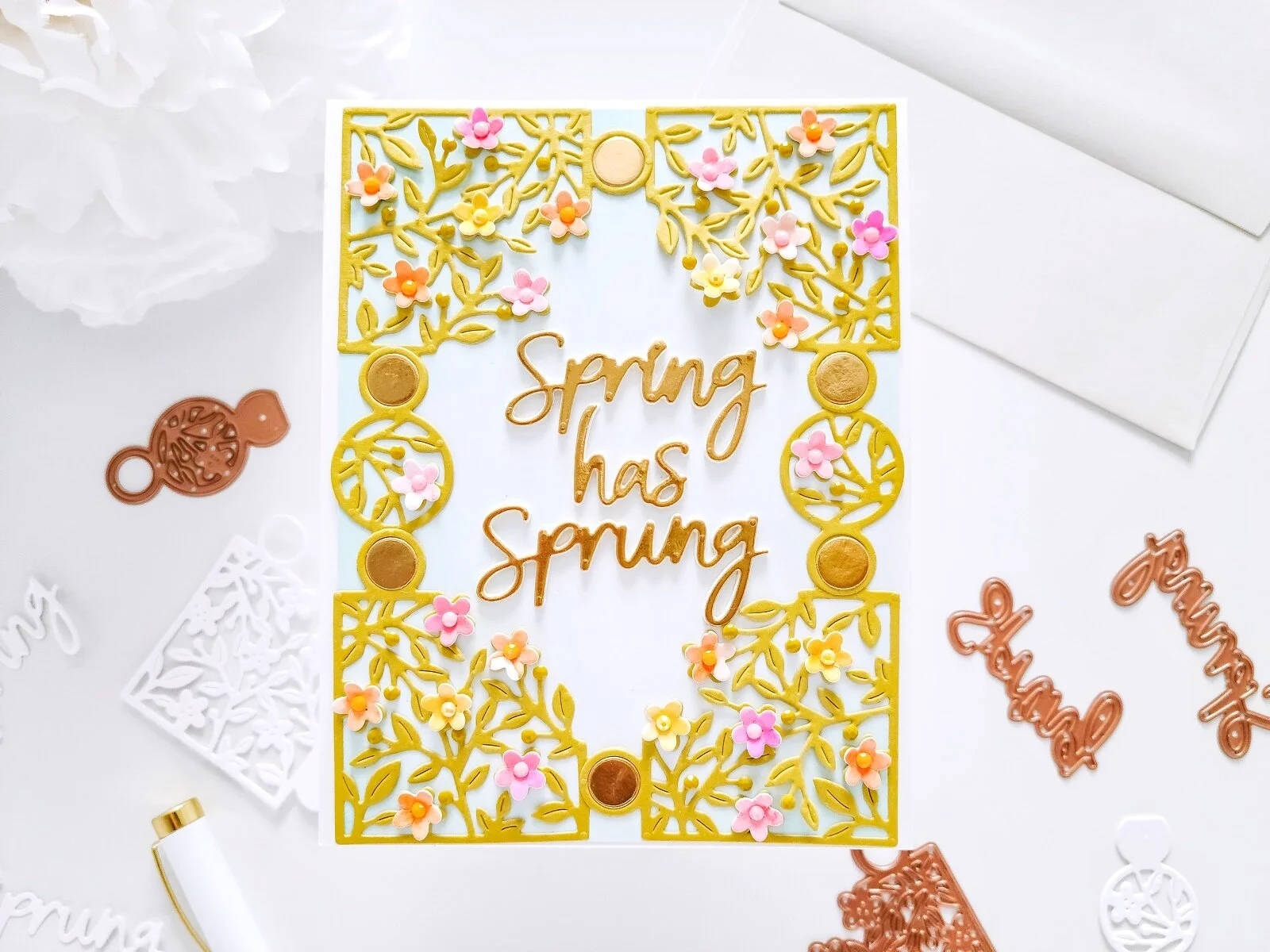 Spellbinders MAR-2021 DOM┃Inspiration Card