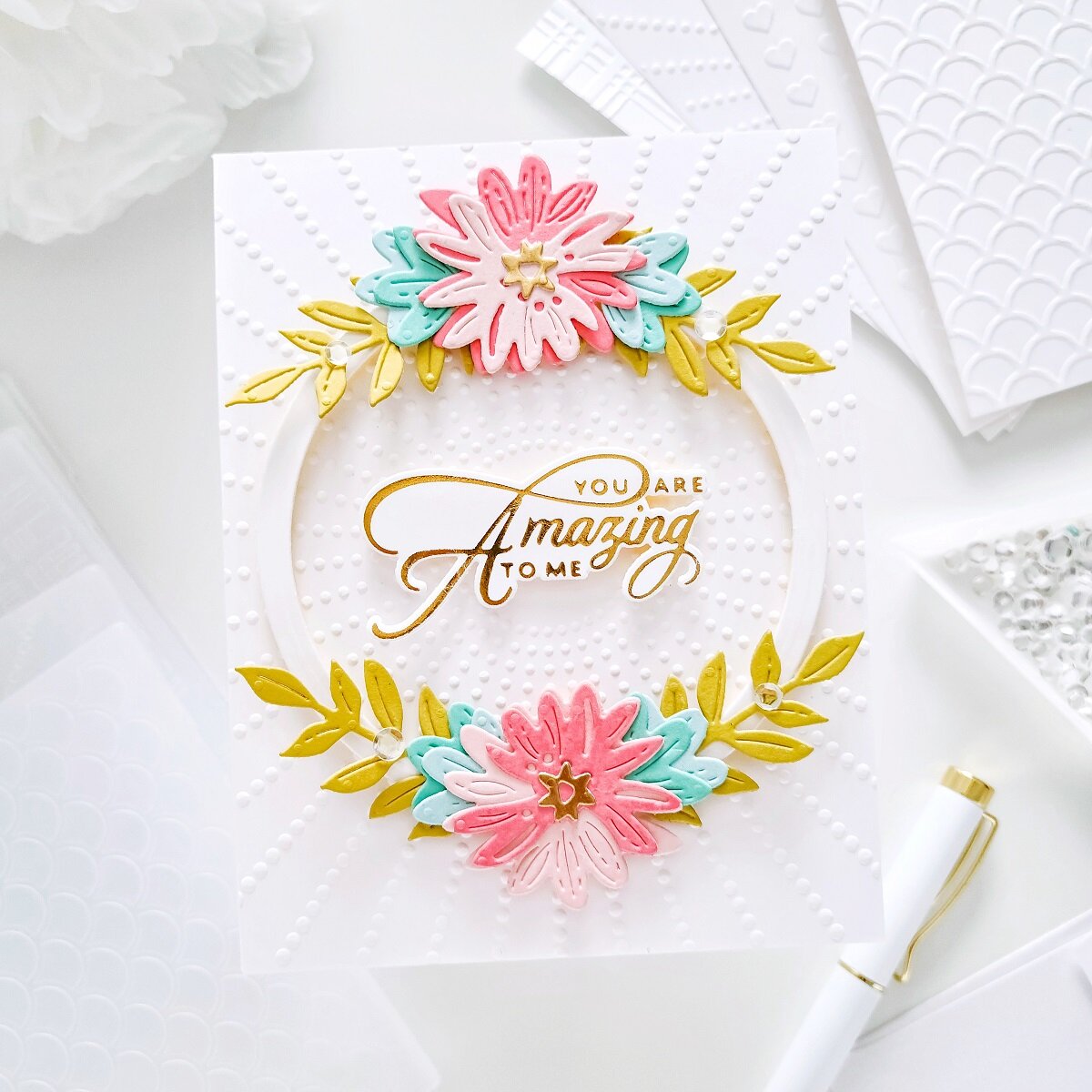 Spellbinders Embossing Folders Collection ┃ Inspiration Cards —  CARDSANDCRAFTSBYYAZ