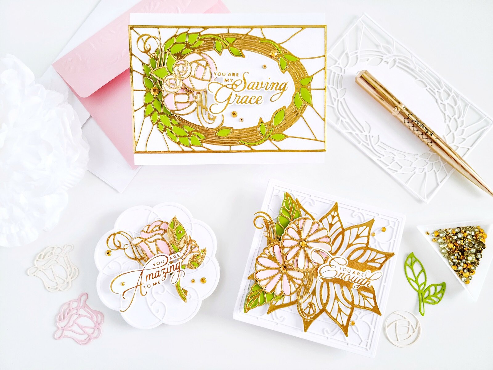Stained Glass Bouquet by Becca Feeken Collection ┃Inspiration Cards