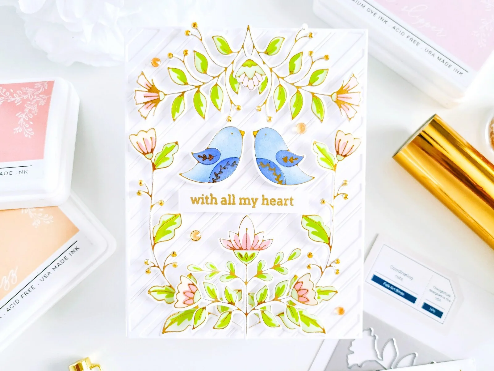 Folk Art Birds┃Inspiration Card