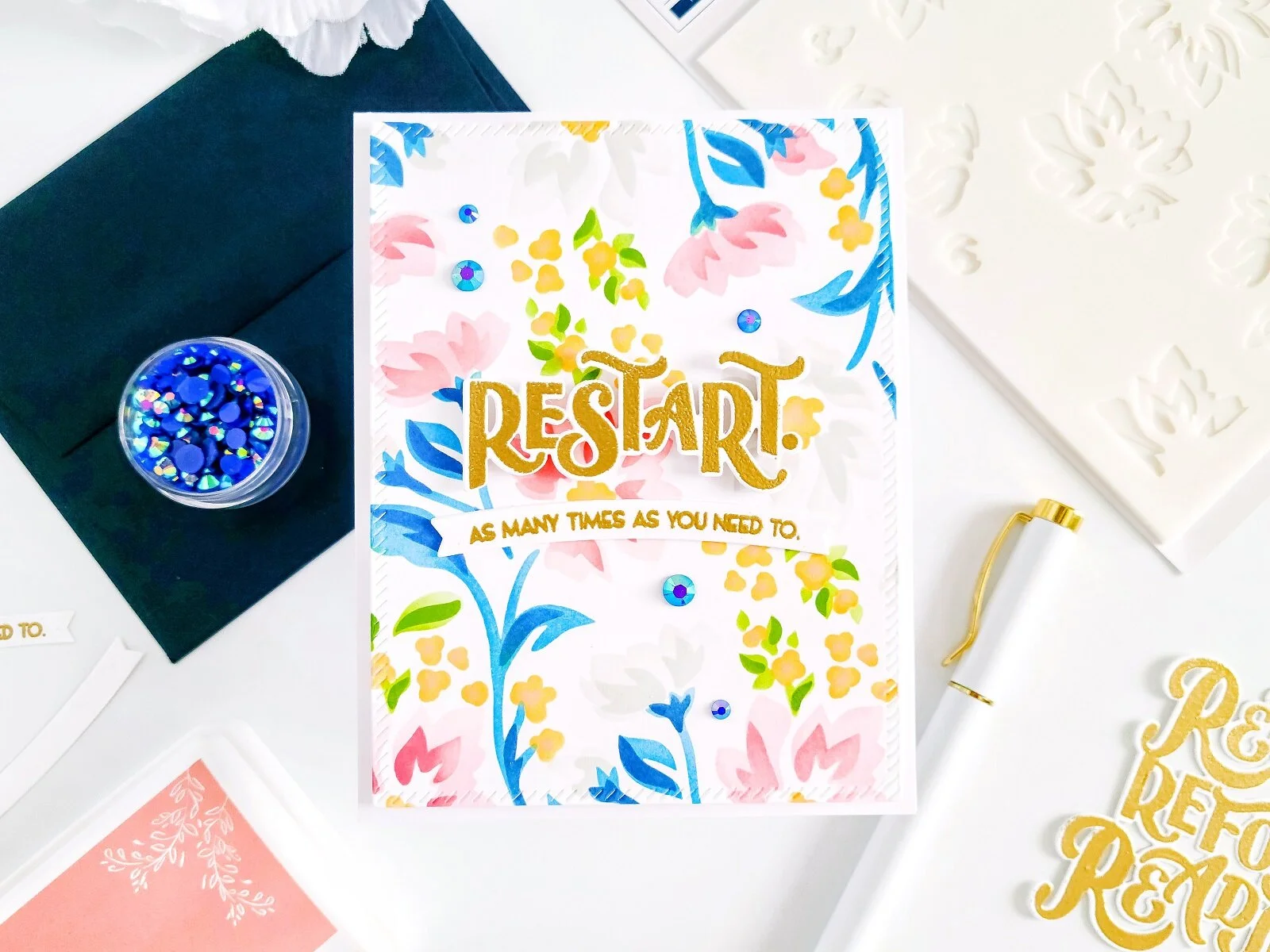 Fancy Floral Print┃Inspiration Card