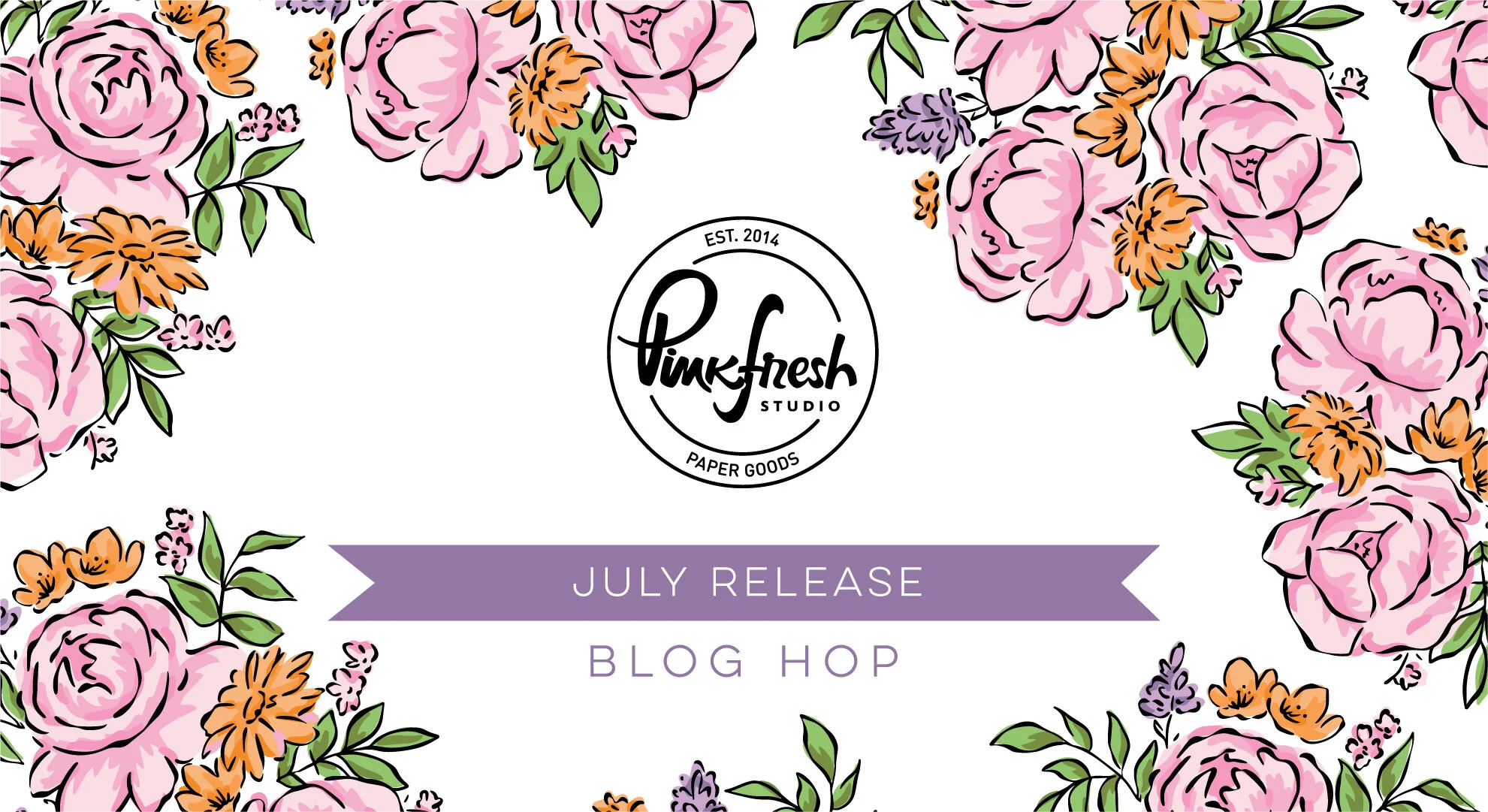 Pinkfresh Studio July 2021 Stamp, Die, Stencil and Hot Foil Release┃Blog Hop
