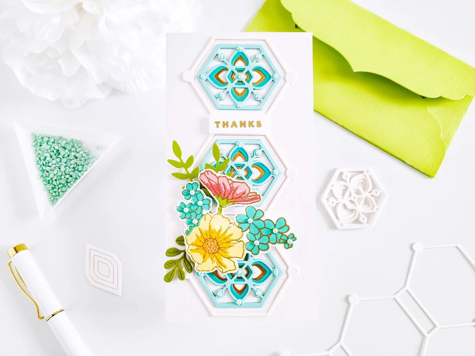 Spellbinders AUG-2021 DOM┃Inspiration Card