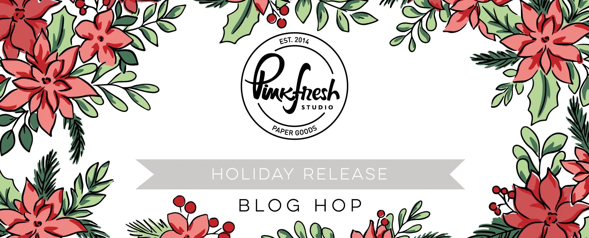Pinkfresh Studio Holiday 2021 Stamp, Die, Stencil and Hot Foil Release┃Blog Hop