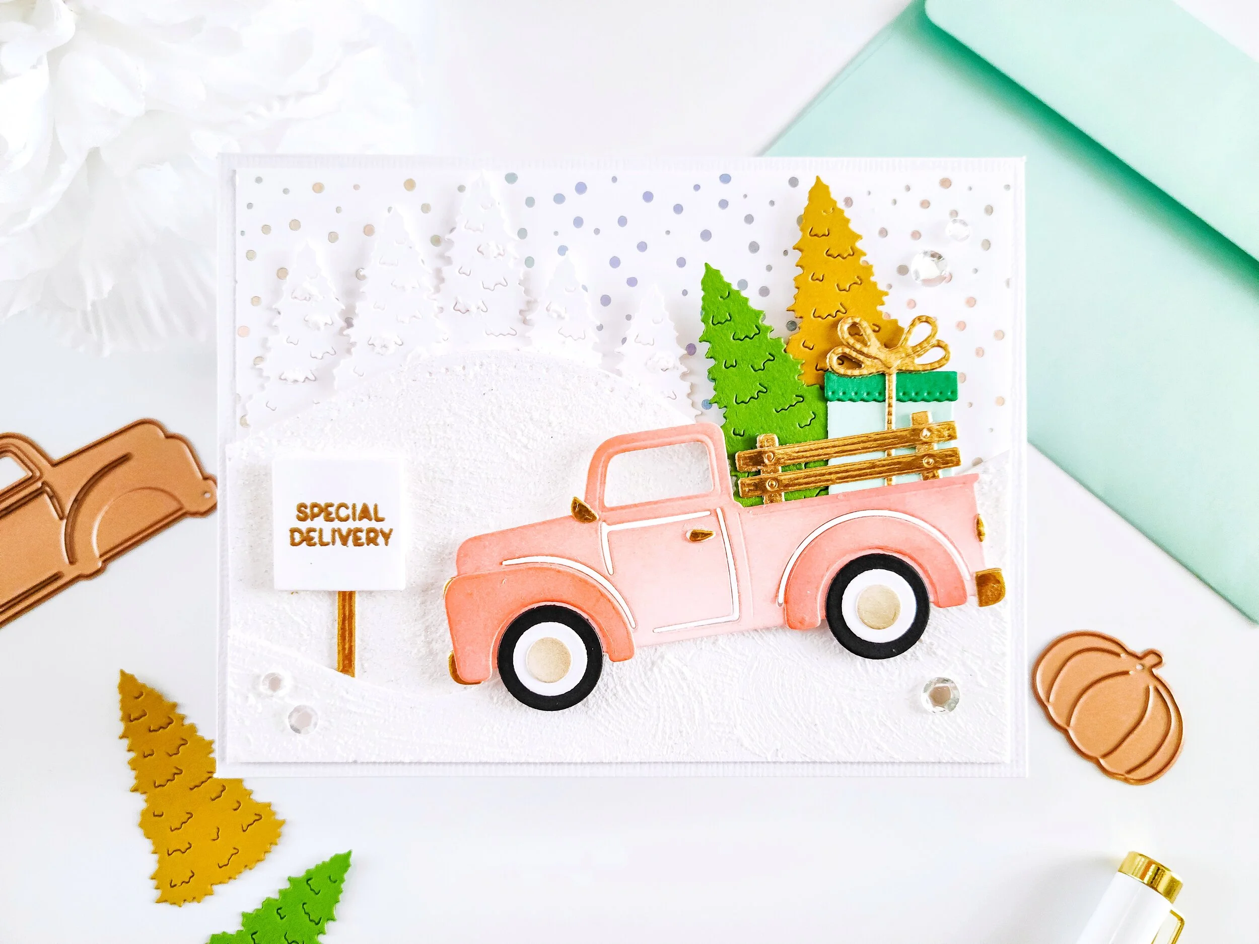 Spellbinders OCT-2021 DOM┃Inspiration Card