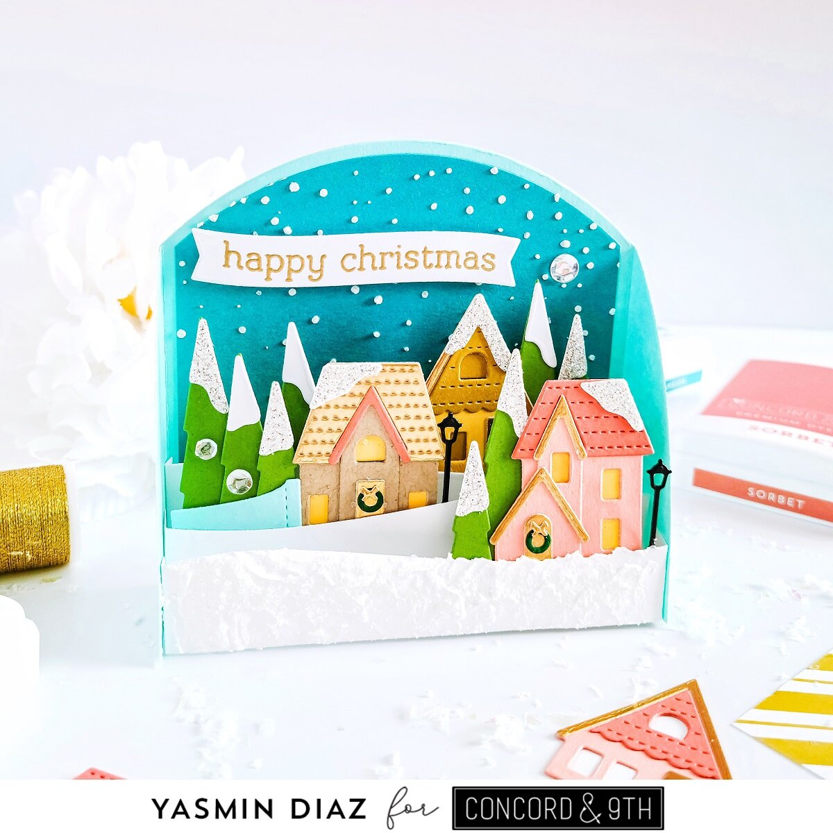 Concord & 9th Merry Christmas┃Inspiration Cards — CARDSANDCRAFTSBYYAZ