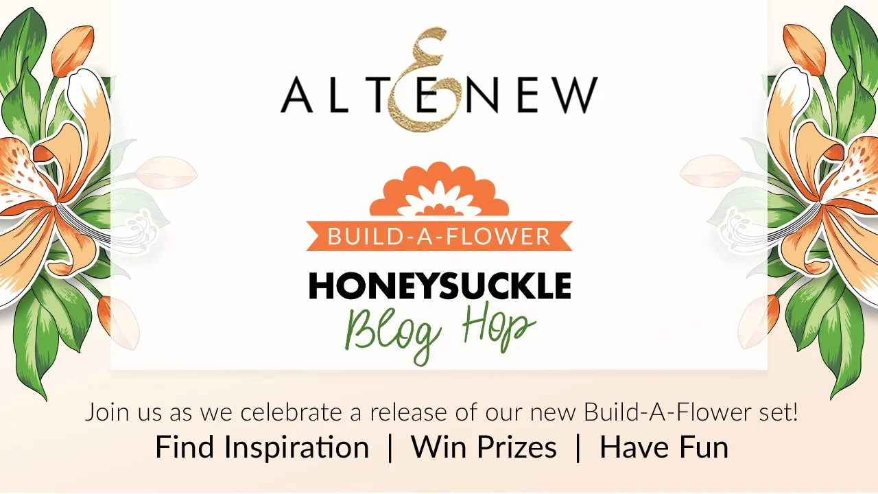 Altenew Build-A-Flower: Honeysuckle Release┃ Blog Hop + Giveaway