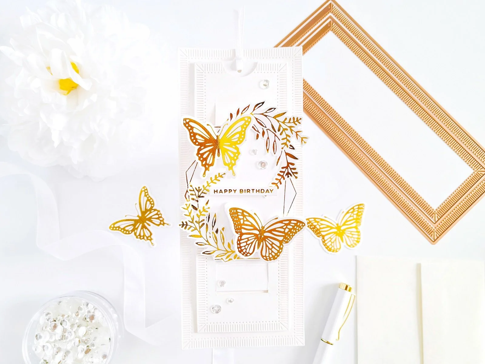 Slimline Slider Birthday┃Inspiration Card