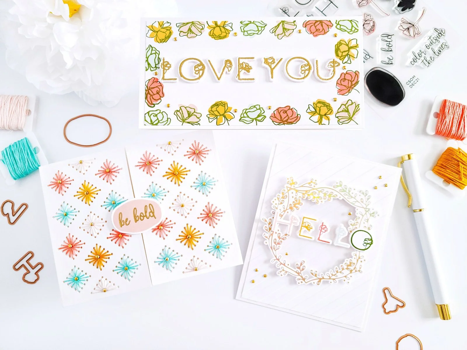 Spellbinders DEC-2021 CSOM ┃Inspiration Cards