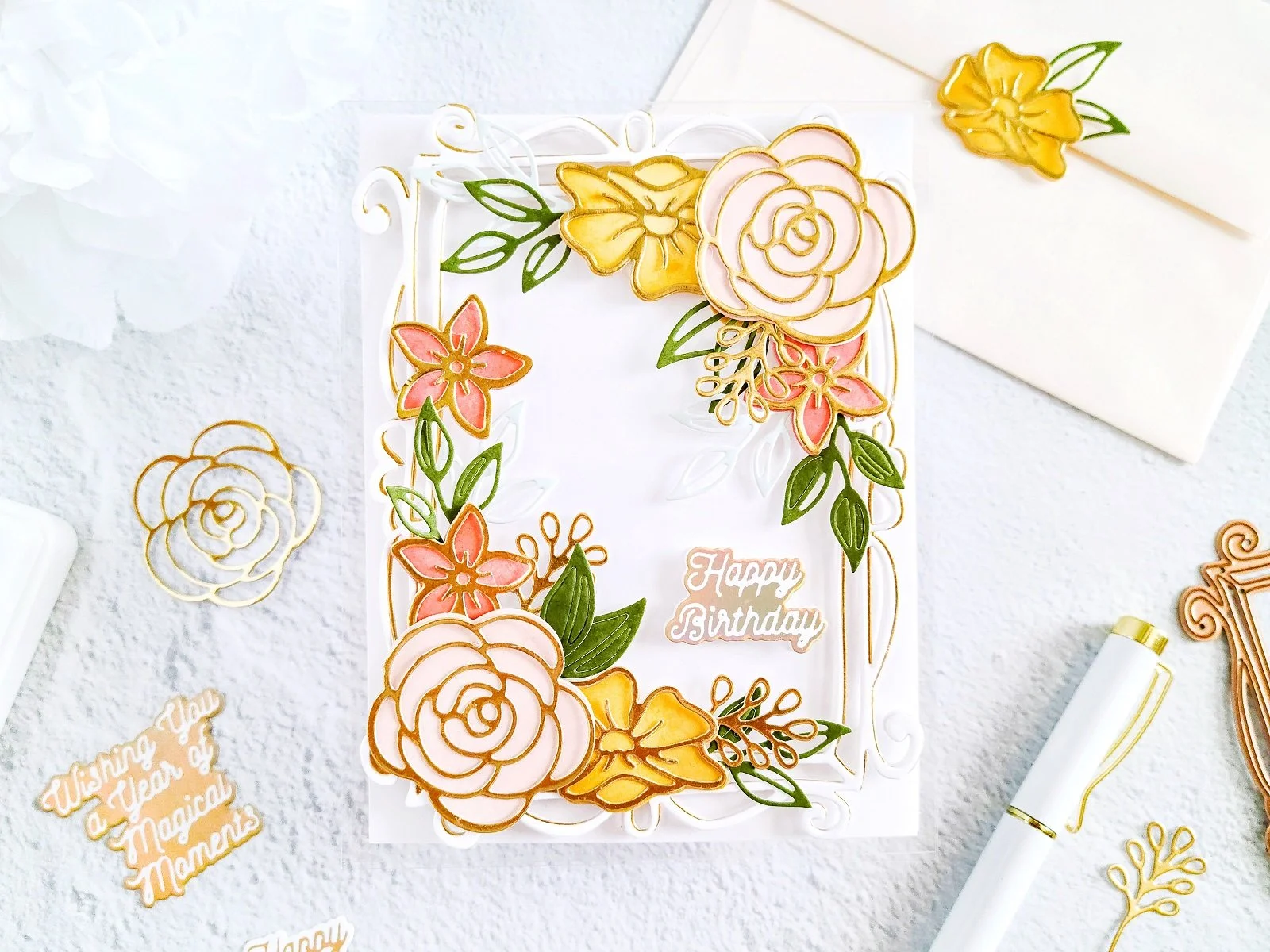 Spellbinders DEC-2021 DOM┃Inspiration Card