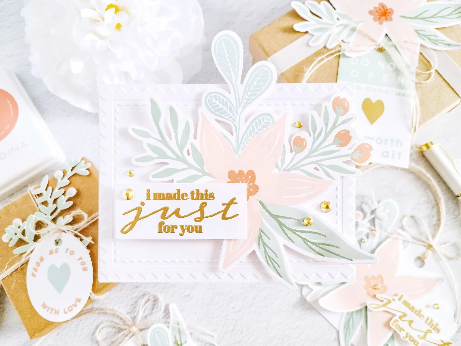 Wrap It Up┃Holiday Inspiration Gift Tags &amp; Matching Card