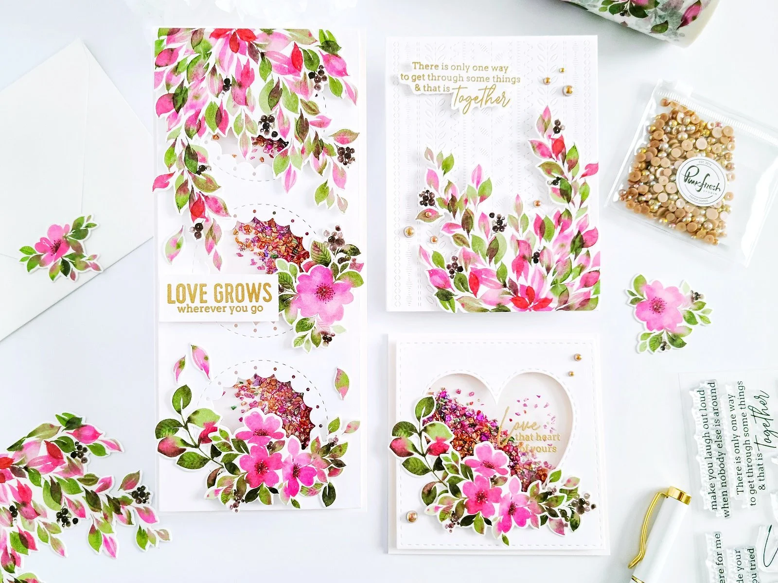 In The Meadows┃Shaker Inspiration Cards