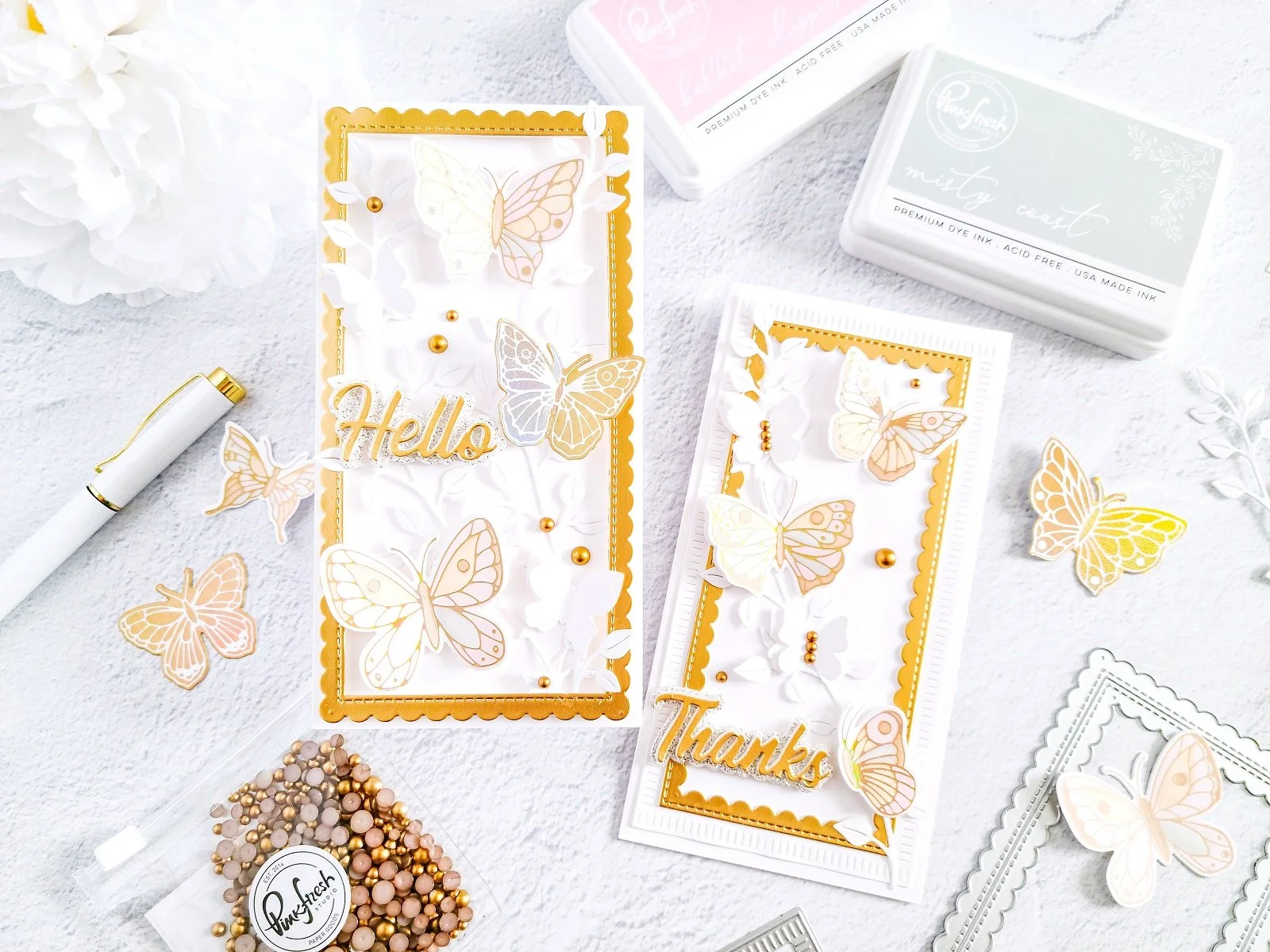 Mini Slimline┃Butterfly Inspiration Cards