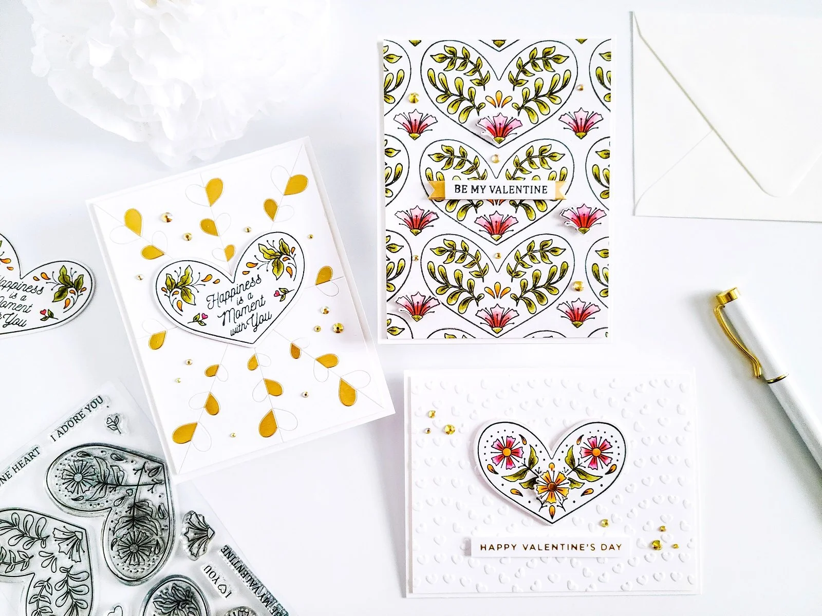 Spellbinders Valentine's Day┃CSOM + CDOM JAN-2022 Inspiration Cards